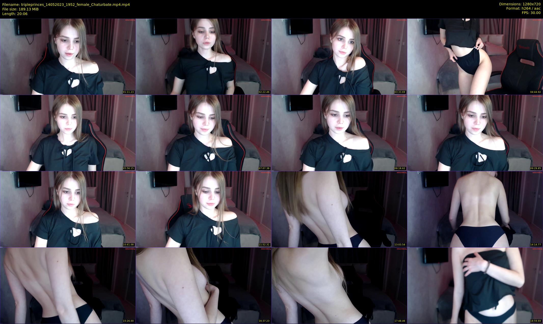 tripleprinces — 21 minute Chaturbate female cam show recording, 720p, May 14, 2023