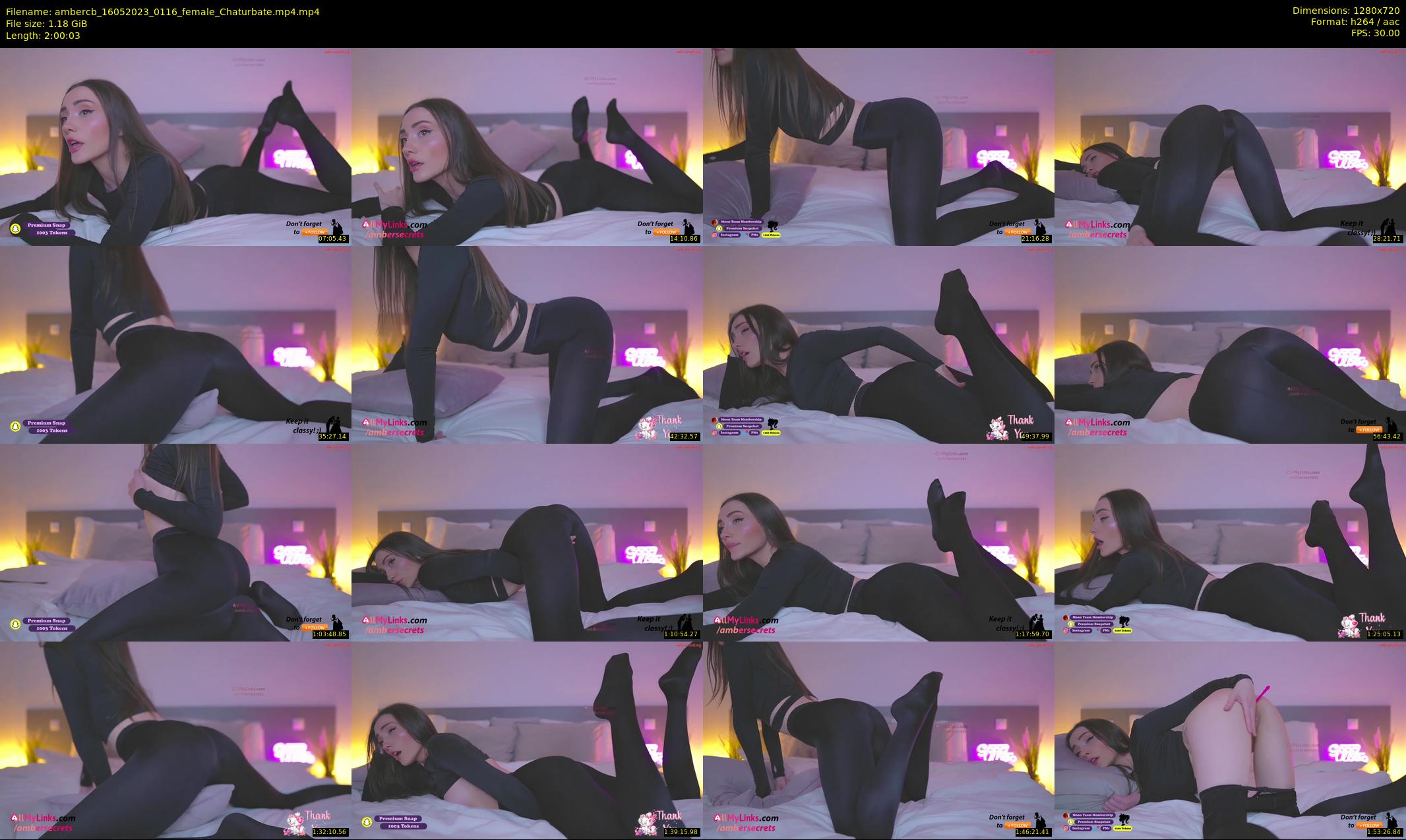 ambercb — 121 minute Chaturbate female cam show recording, 720p, May 16, 2023