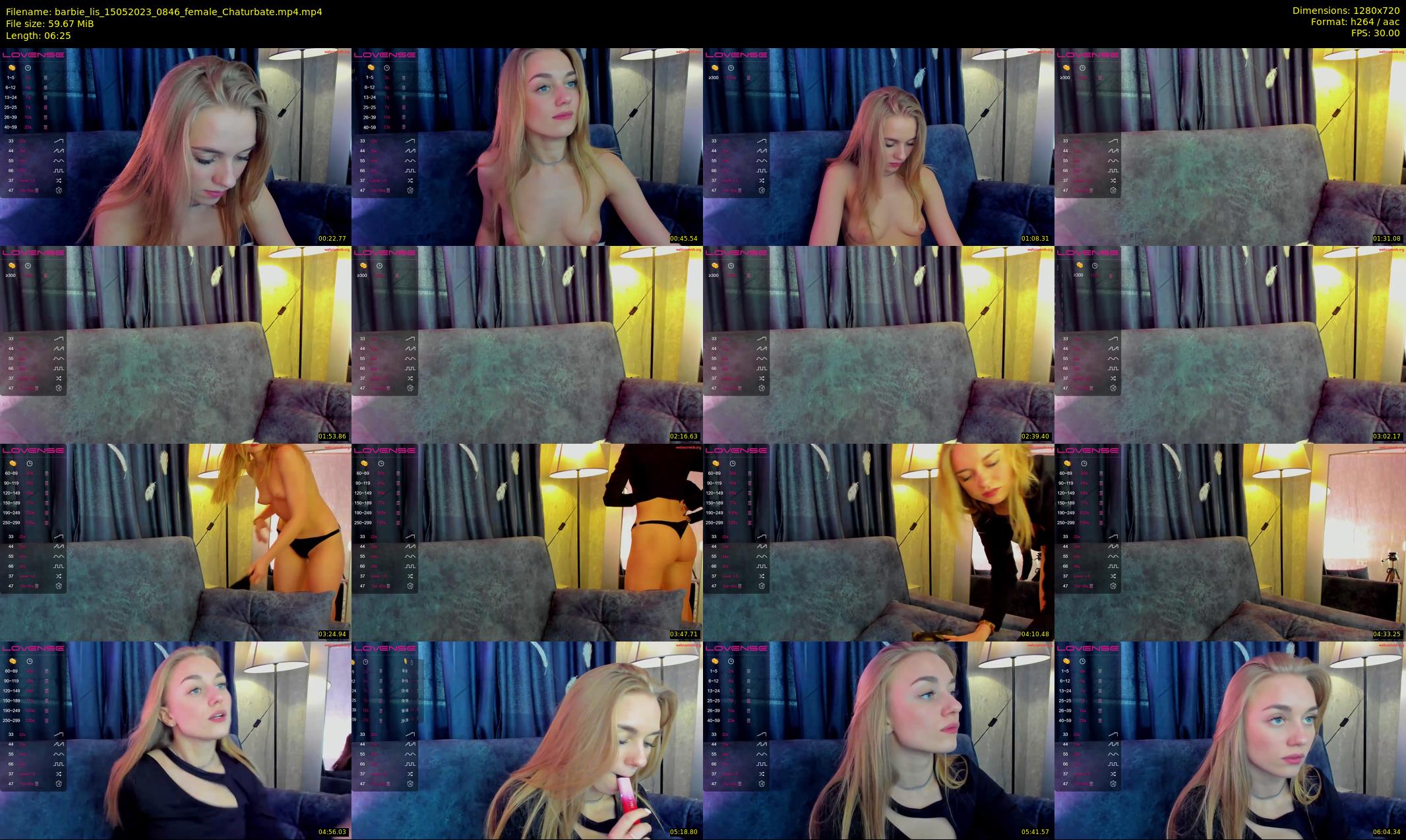 barbie_lis — 7 minute Chaturbate female cam show recording, 720p, May 15, 2023