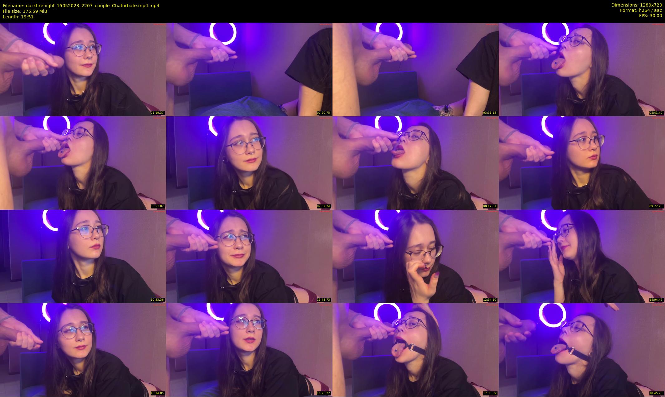 darkfirenight — 20 minute Chaturbate couple cam show recording, 720p, May 15, 2023