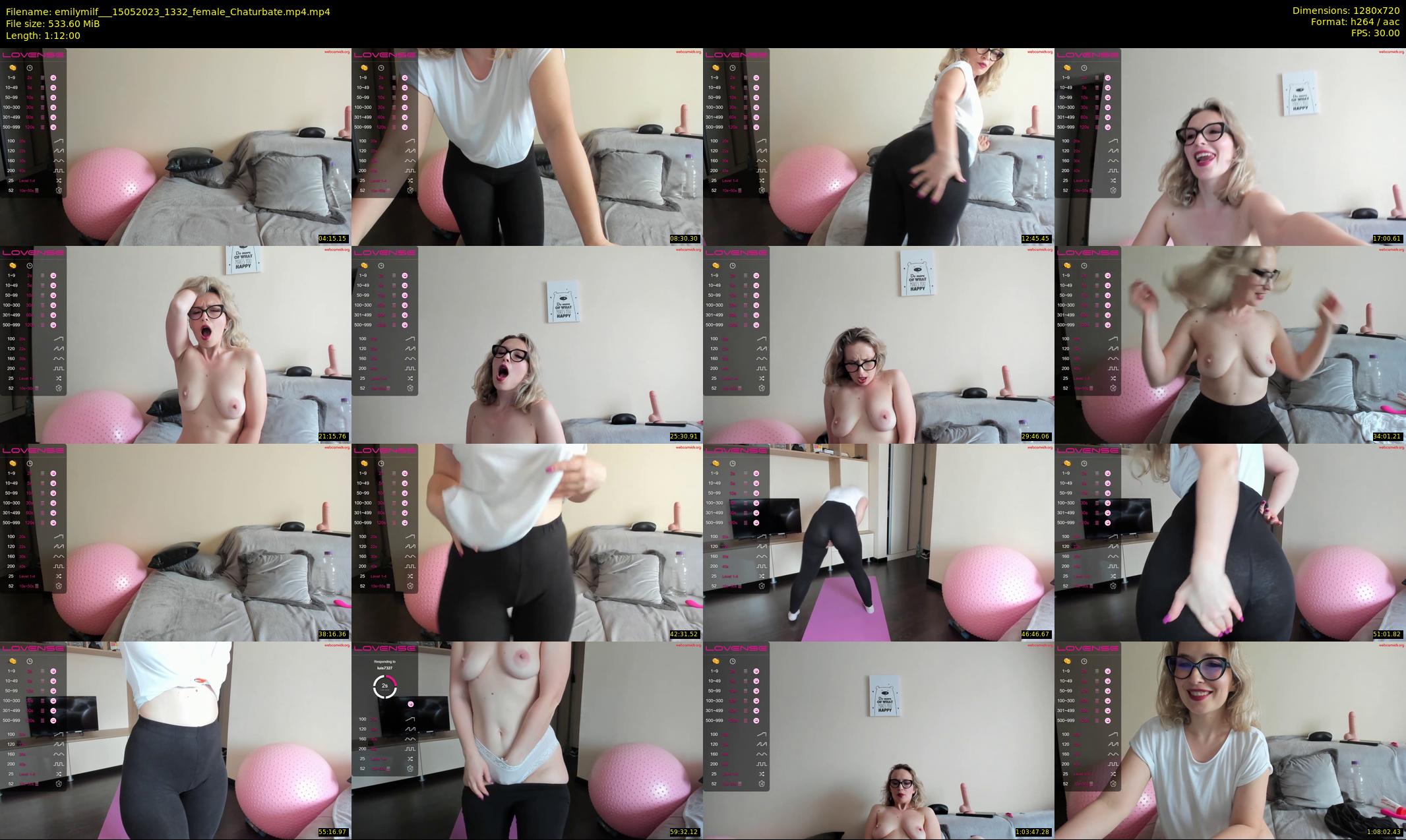 emilymilf__ — 72 minute Chaturbate female cam show recording, 720p, May 15, 2023