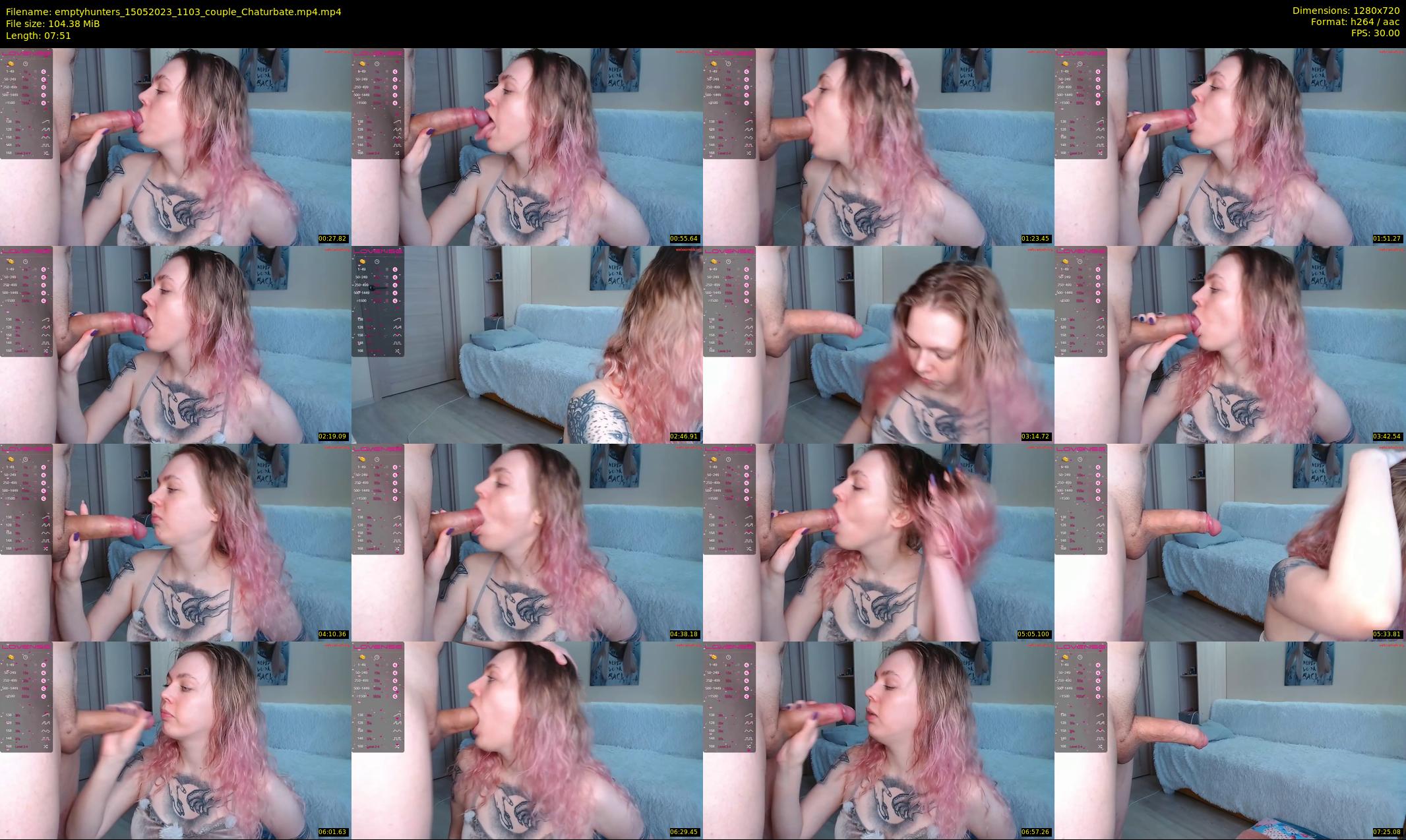 emptyhunters — 8 minute Chaturbate couple cam show recording, 720p, May 15, 2023