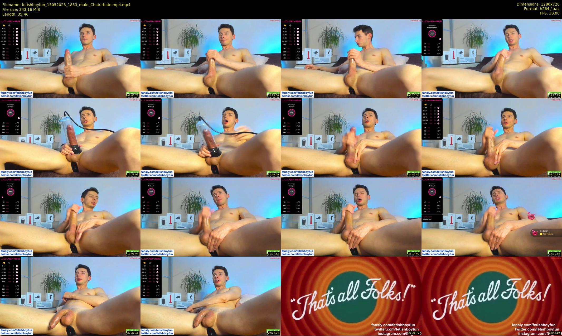 fetishboyfun — 36 minute Chaturbate male cam show recording, 720p, May 15, 2023
