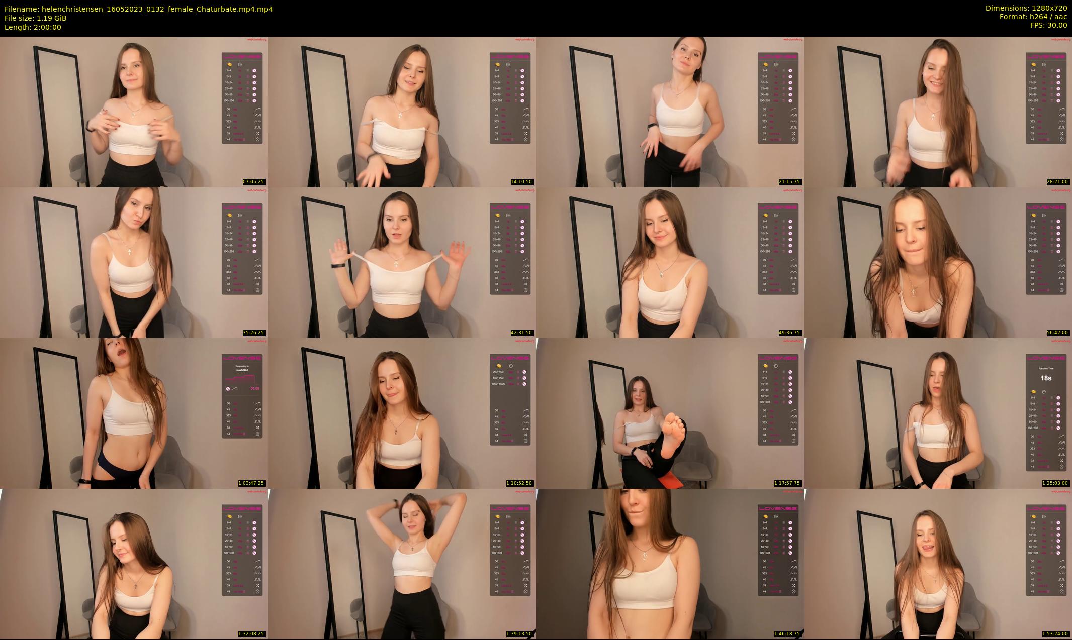 helenchristensen — 120 minute Chaturbate female cam show recording, 720p, May 16, 2023