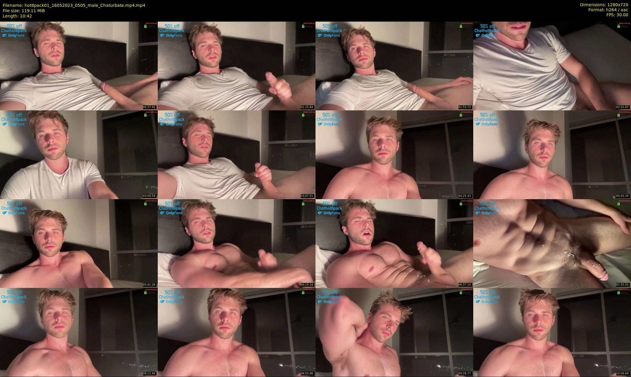 hot8pack01 — 11 minute Chaturbate male cam show recording, 720p, May 16, 2023