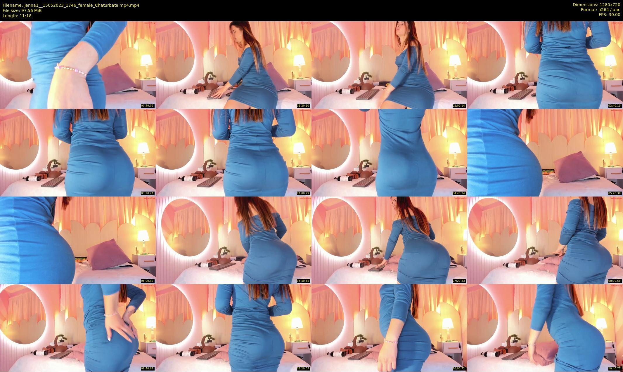 jenna1_ — 12 minute Chaturbate female cam show recording, 720p, May 15, 2023
