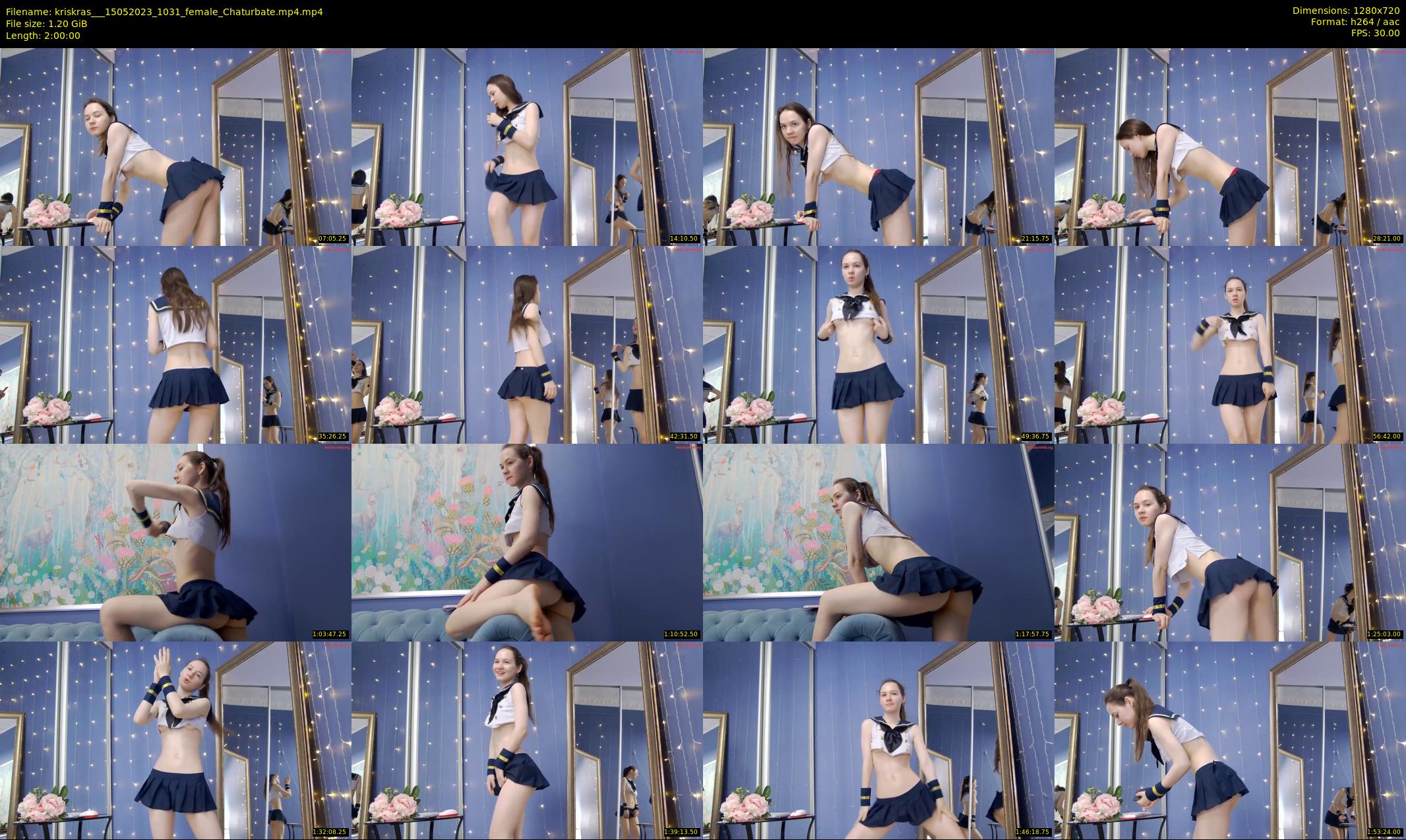 kriskras__ — 120 minute Chaturbate female cam show recording, 720p, May 15, 2023