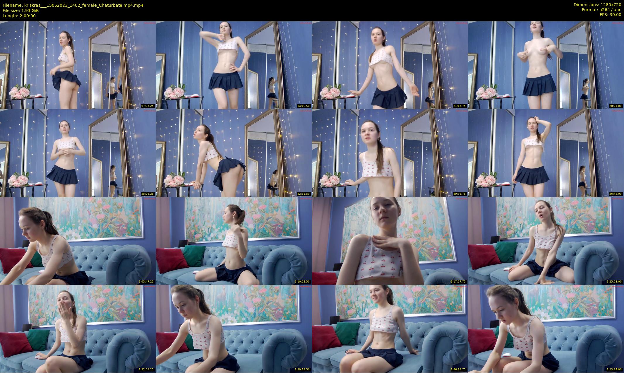 kriskras__ — 120 minute Chaturbate female cam show recording, 720p, May 15, 2023