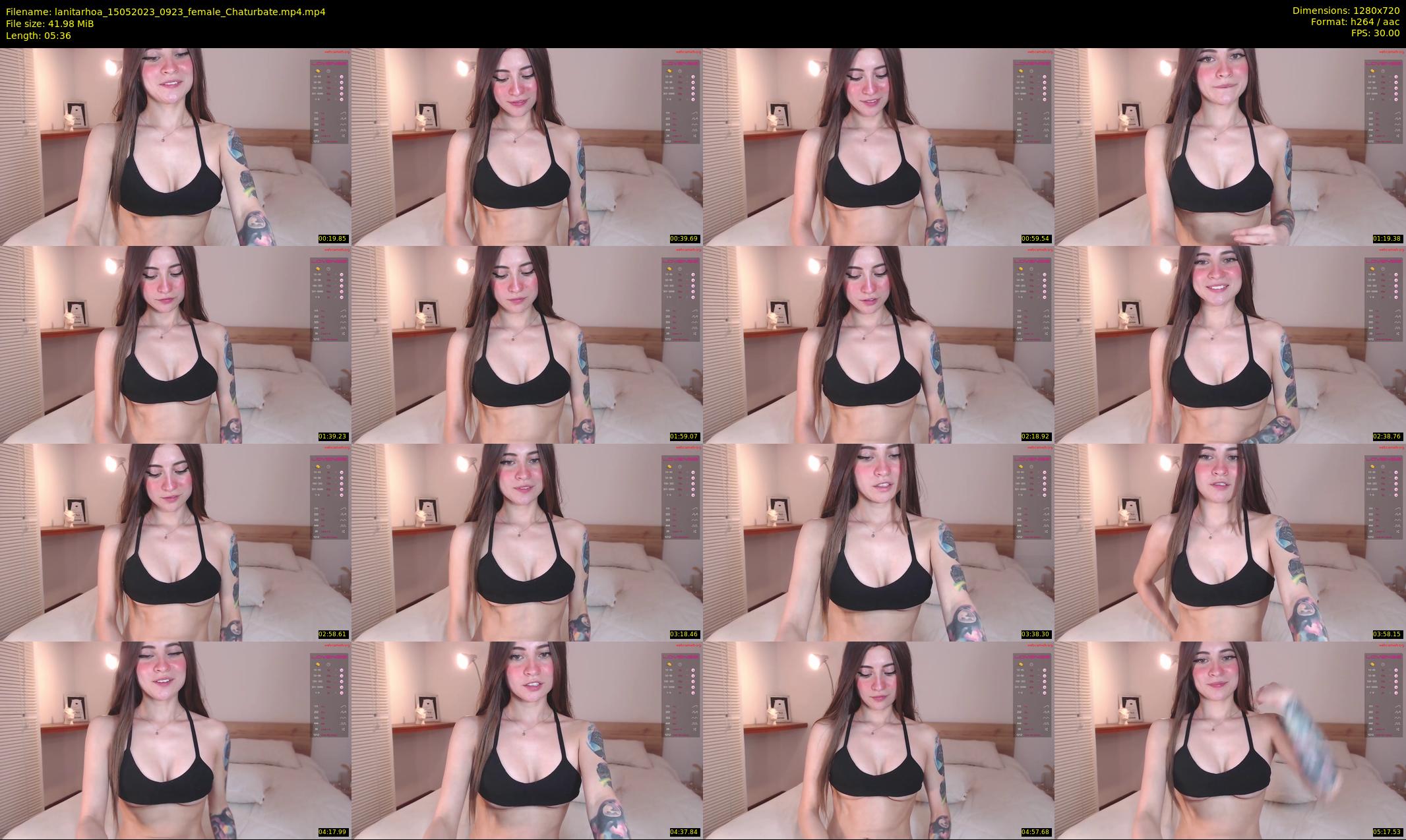 lanitarhoa — 6 minute Chaturbate female cam show recording, 720p, May 15, 2023