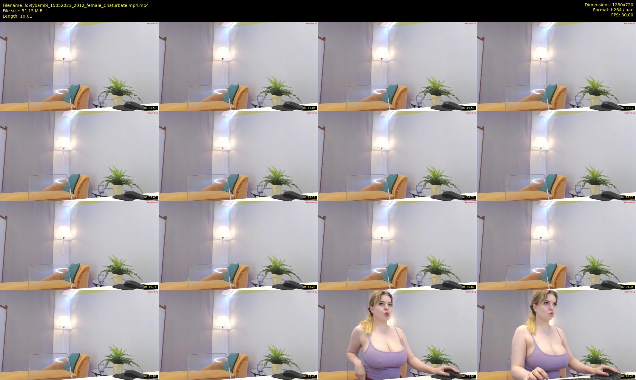lovlybambi — 11 minute Chaturbate female cam show recording, 720p, May 15, 2023