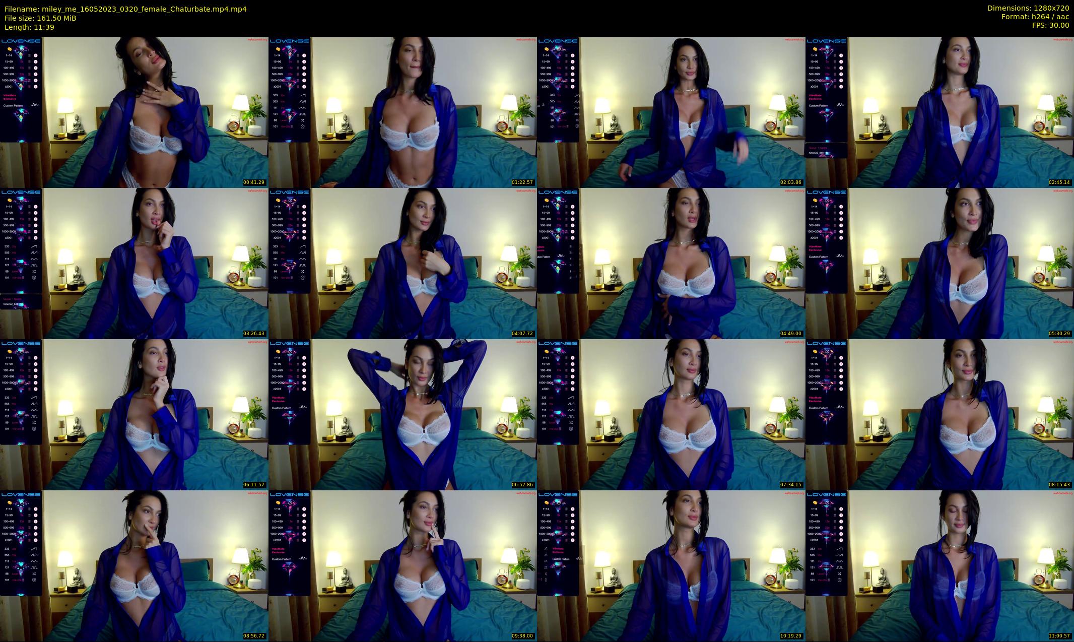miley_me — 12 minute Chaturbate female cam show recording, 720p, May 16, 2023