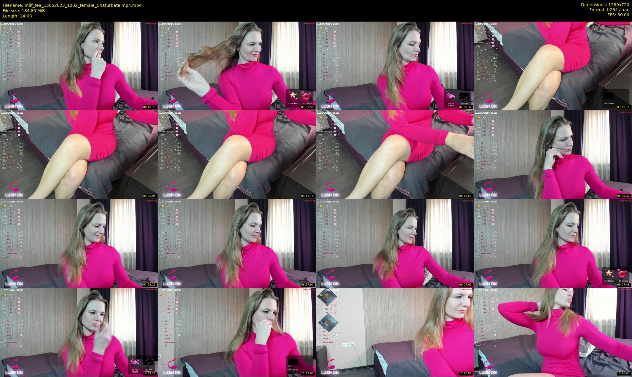 milf_tea — 15 minute Chaturbate female cam show recording, 720p, May 15, 2023