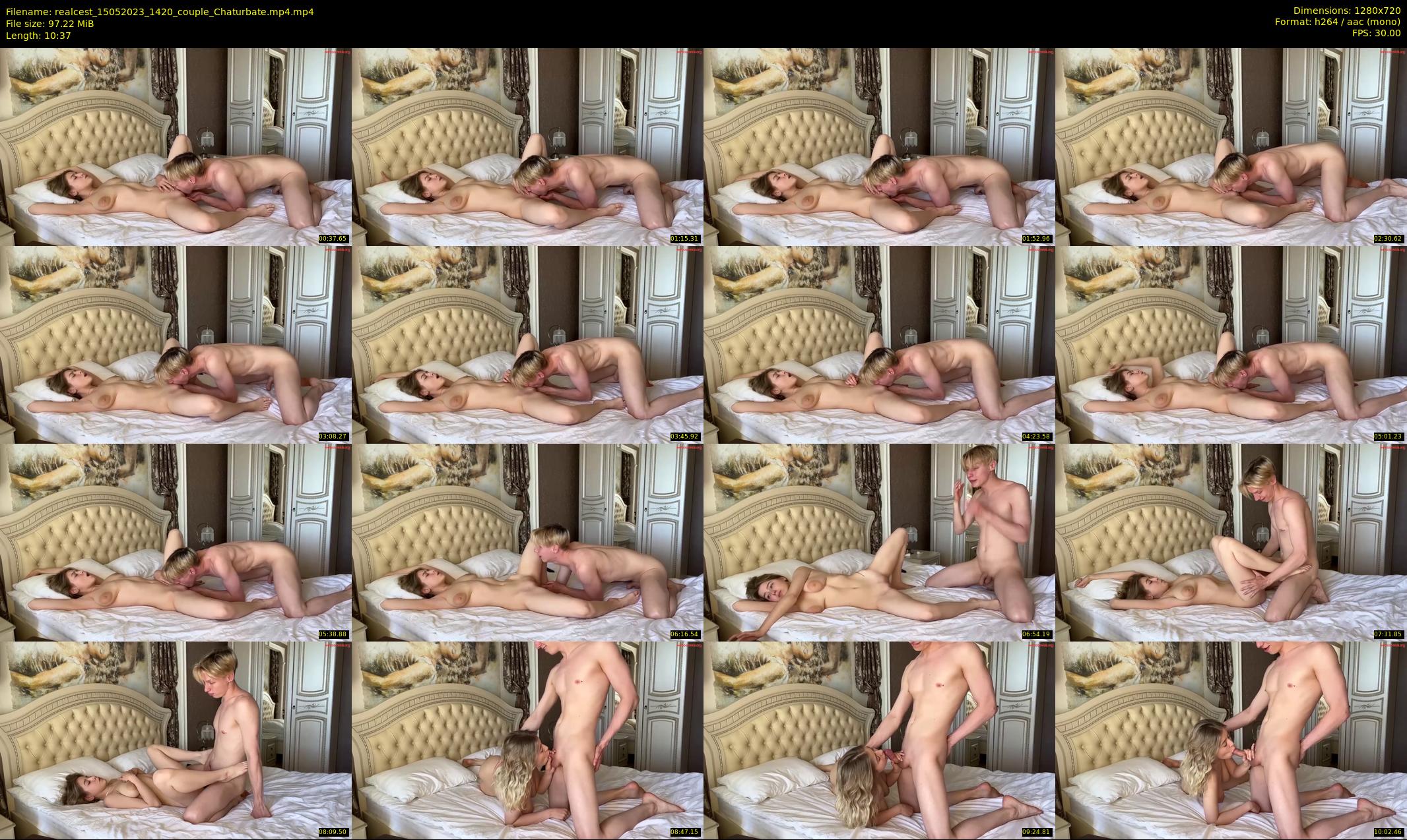 realcest — 11 minute Chaturbate couple cam show recording, 720p, May 15, 2023
