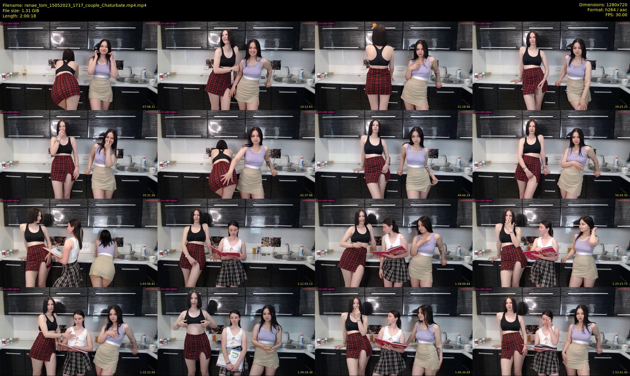 renae_tom — 121 minute Chaturbate couple cam show recording, 720p, May 15, 2023