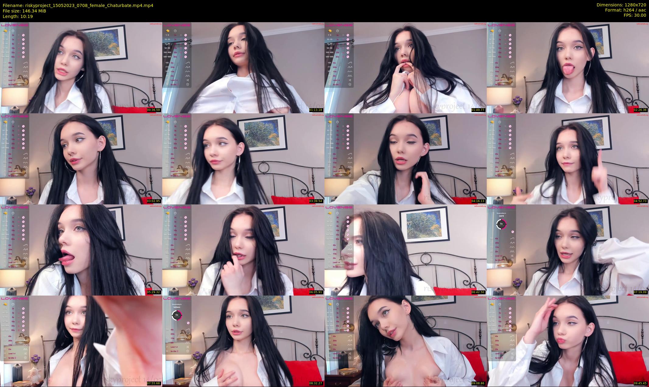 riskyproject — 11 minute Chaturbate couple cam show recording, 720p, May 15, 2023