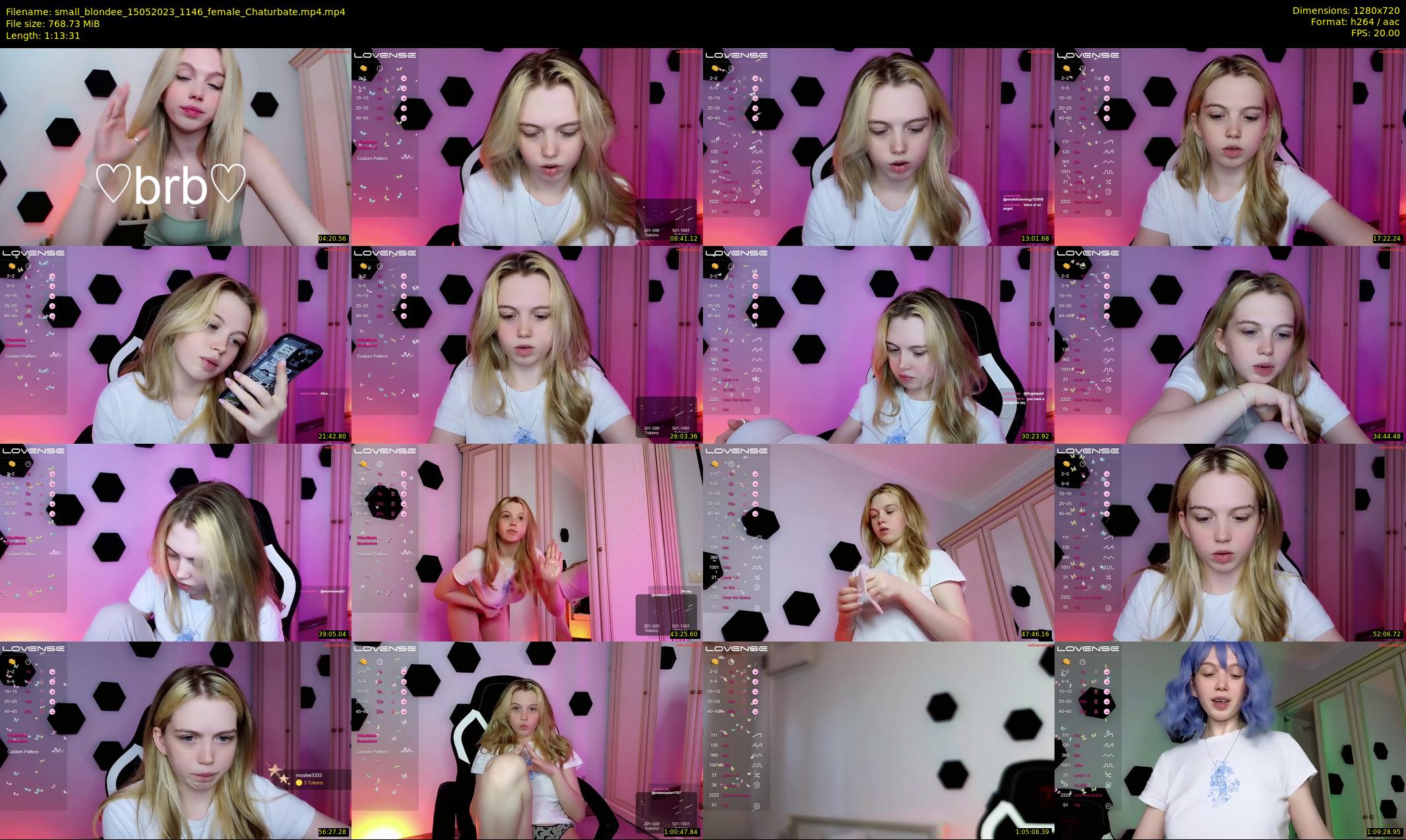 small_blondee — 74 minute Chaturbate female cam show recording, 720p, May 15, 2023