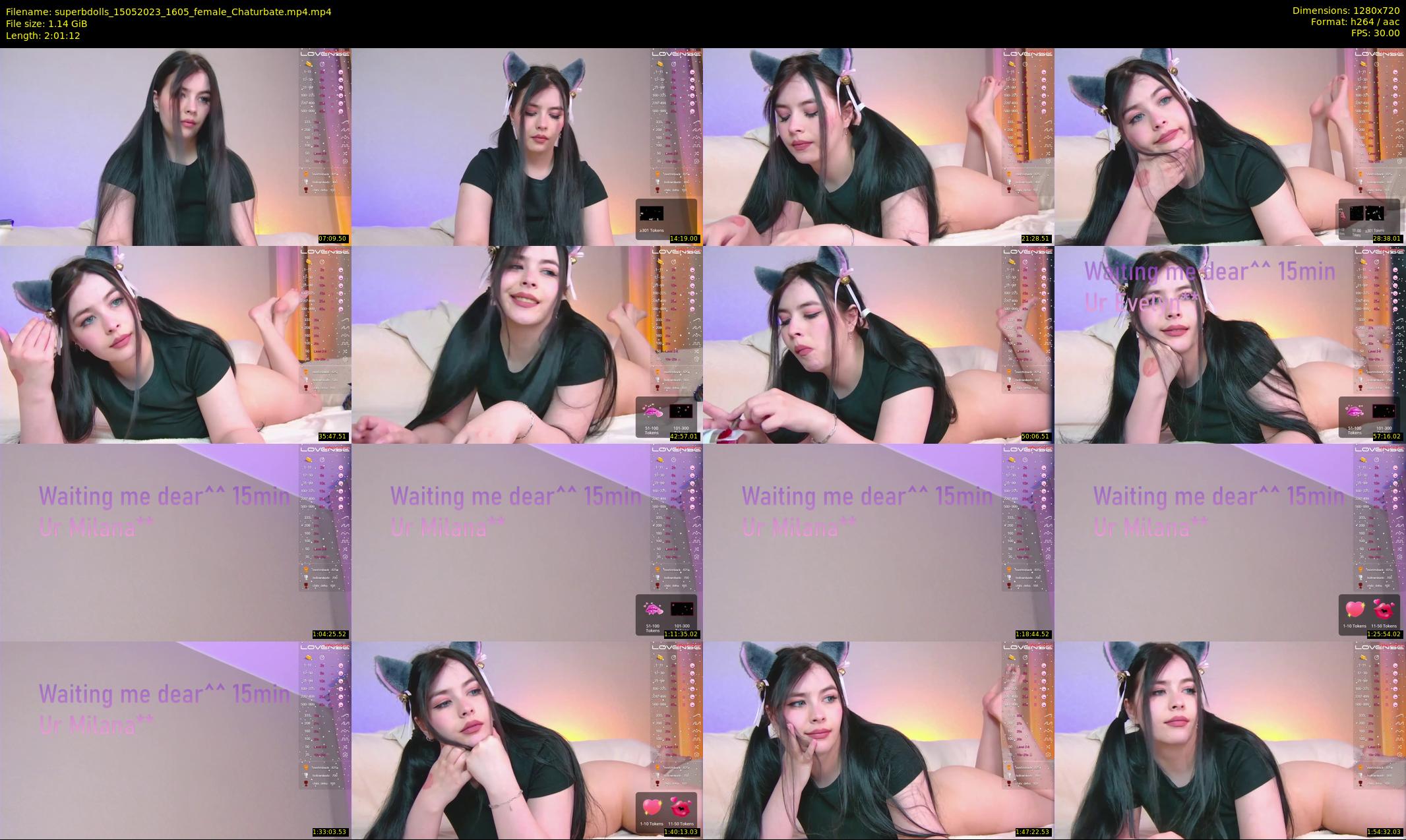 superbdolls — 122 minute Chaturbate couple cam show recording, 720p, May 15, 2023
