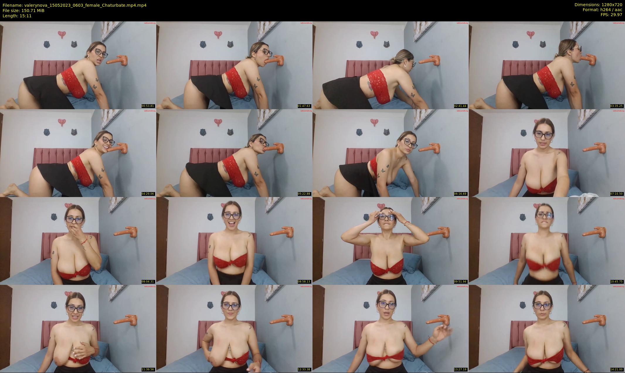 valerynova — 16 minute Chaturbate female cam show recording, 720p, May 15, 2023