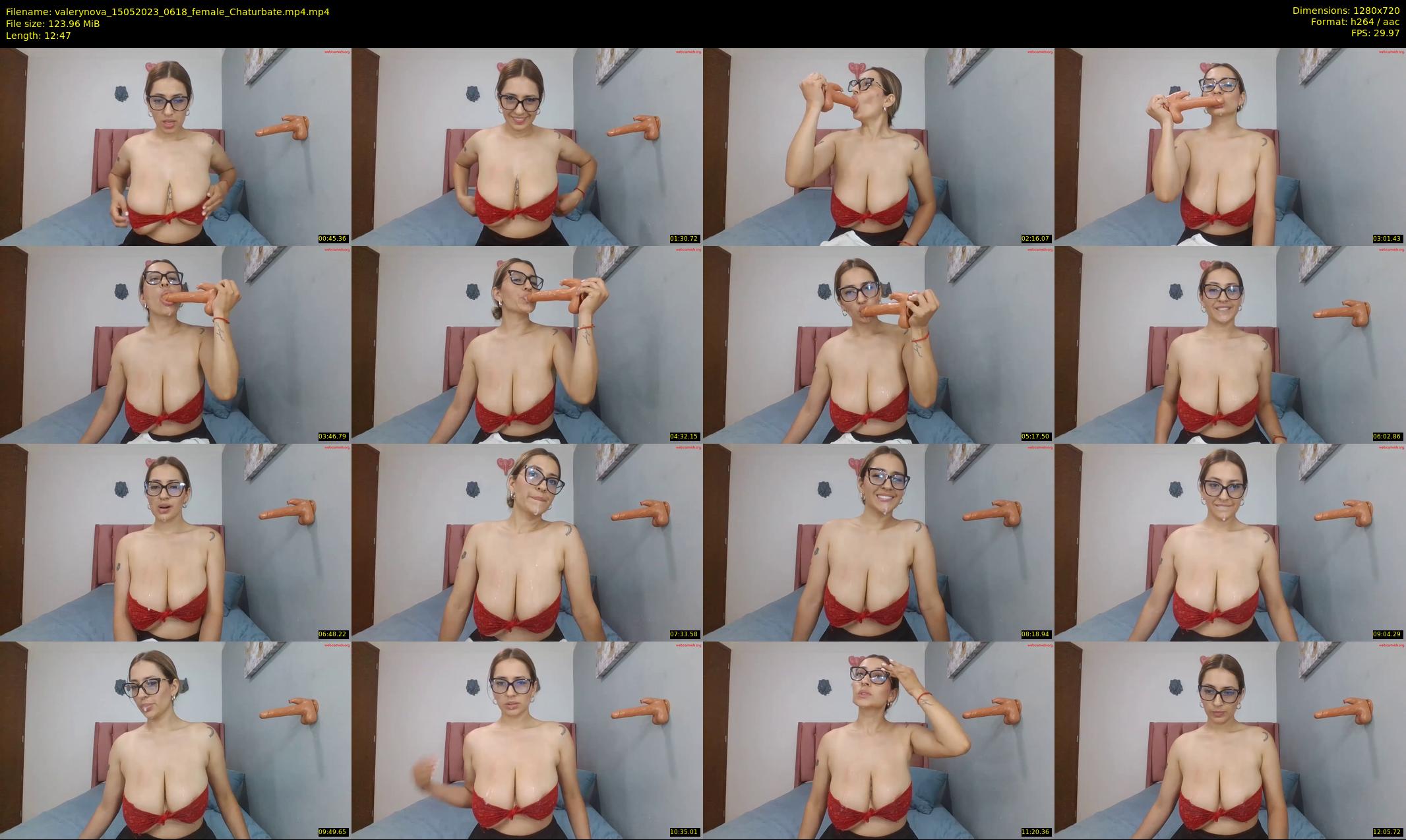 valerynova — 13 minute Chaturbate female cam show recording, 720p, May 15, 2023