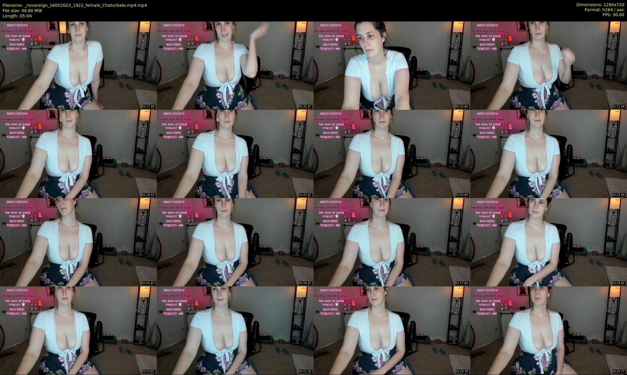 _novareign — 6 minute Chaturbate female cam show recording, 720p, May 16, 2023