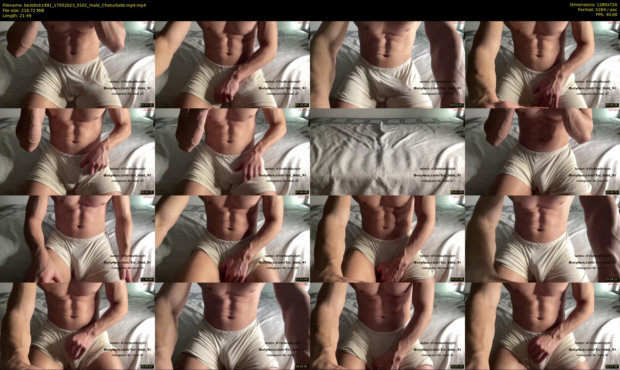 bestdick1991 — 22 minute Chaturbate male cam show recording, 720p, May 17, 2023