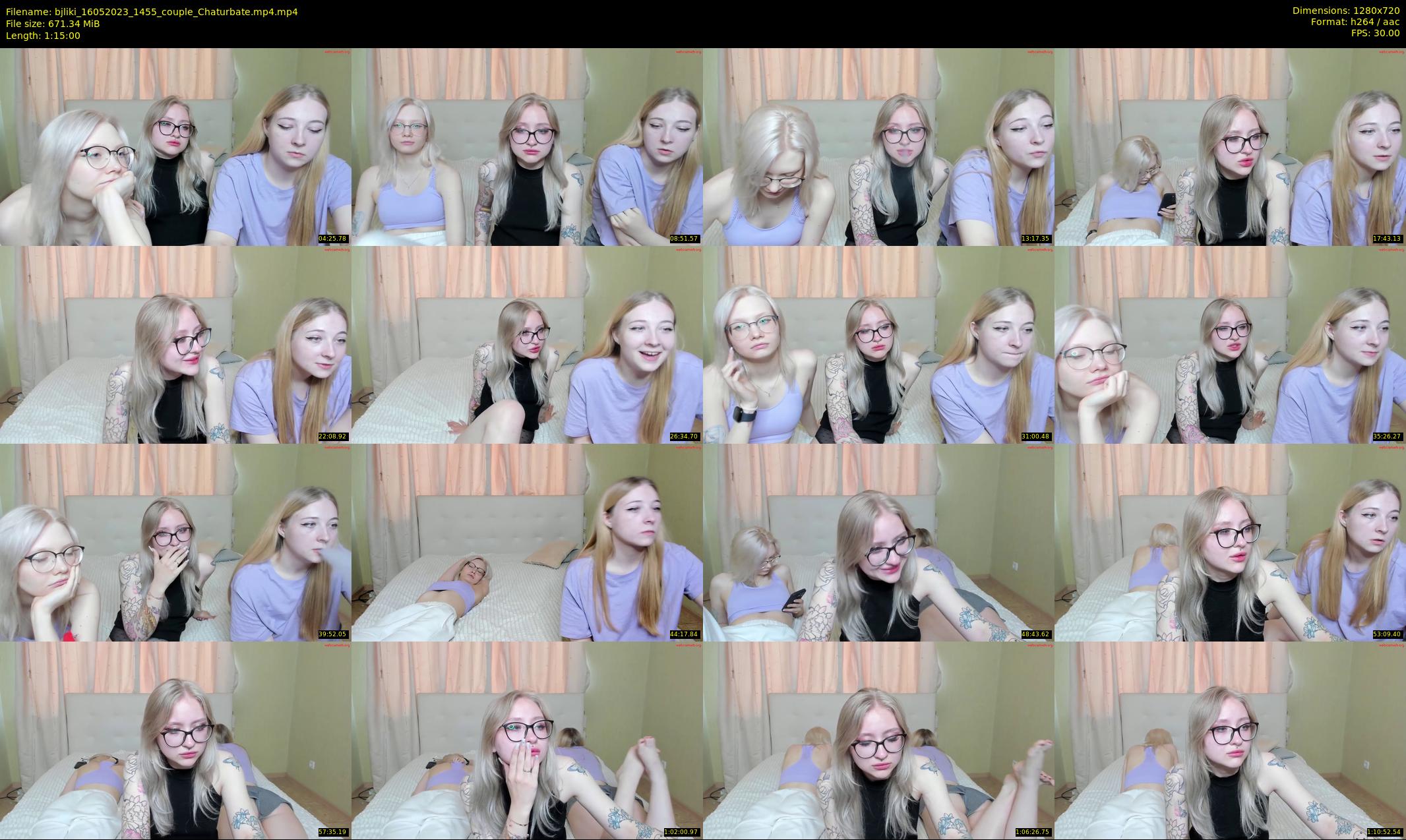 bjliki — 75 minute Chaturbate couple cam show recording, 720p, May 16, 2023