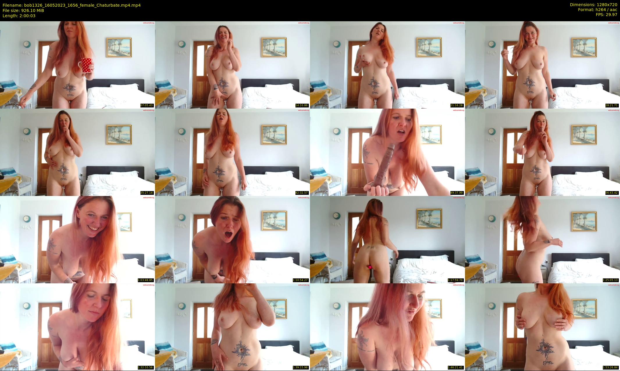 bob1326 — 121 minute Chaturbate female cam show recording, 720p, May 16, 2023