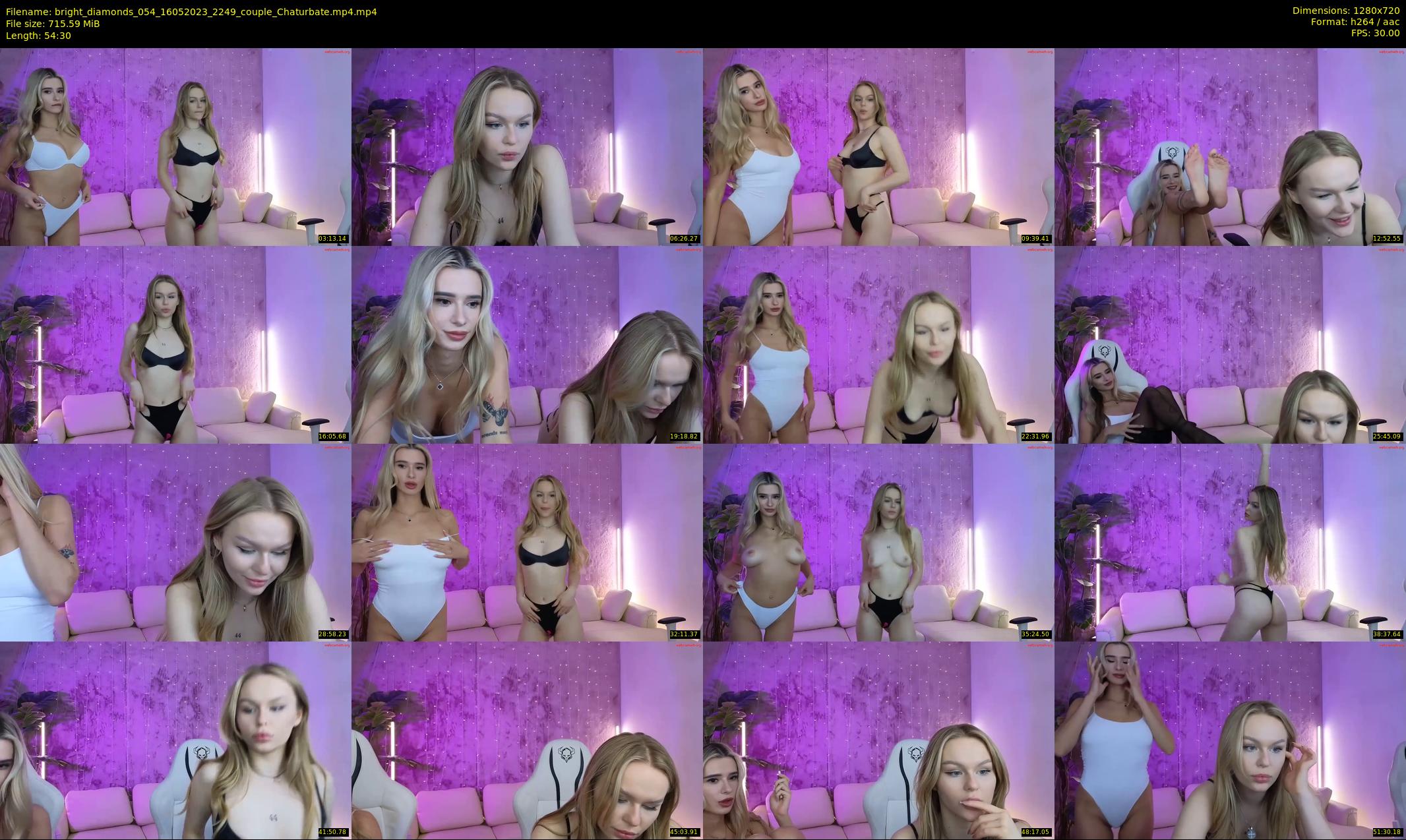 bright_diamonds_054 — 55 minute Chaturbate couple cam show recording, 720p, May 16, 2023