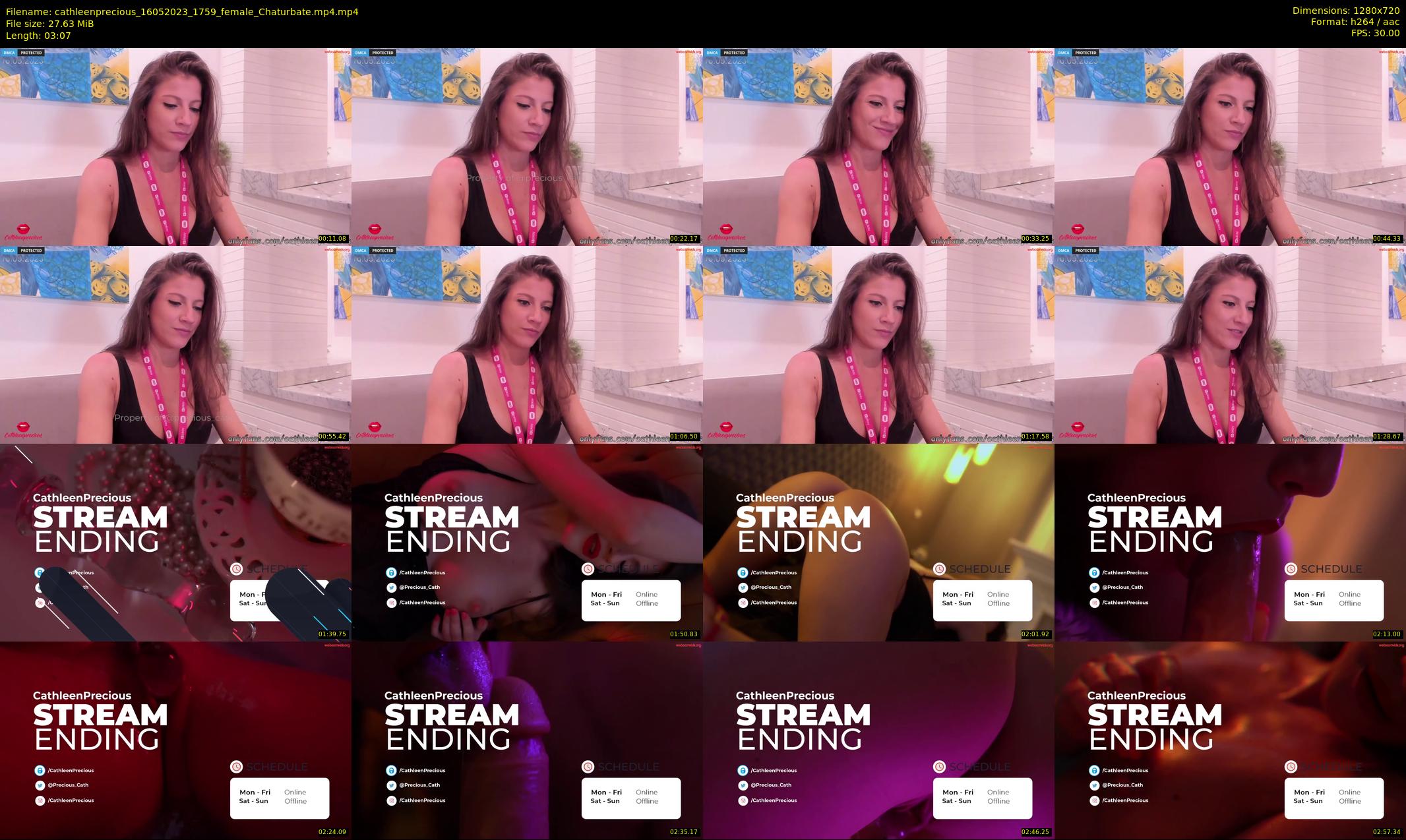 cathleenprecious — 4 minute Chaturbate female cam show recording, 720p, May 16, 2023
