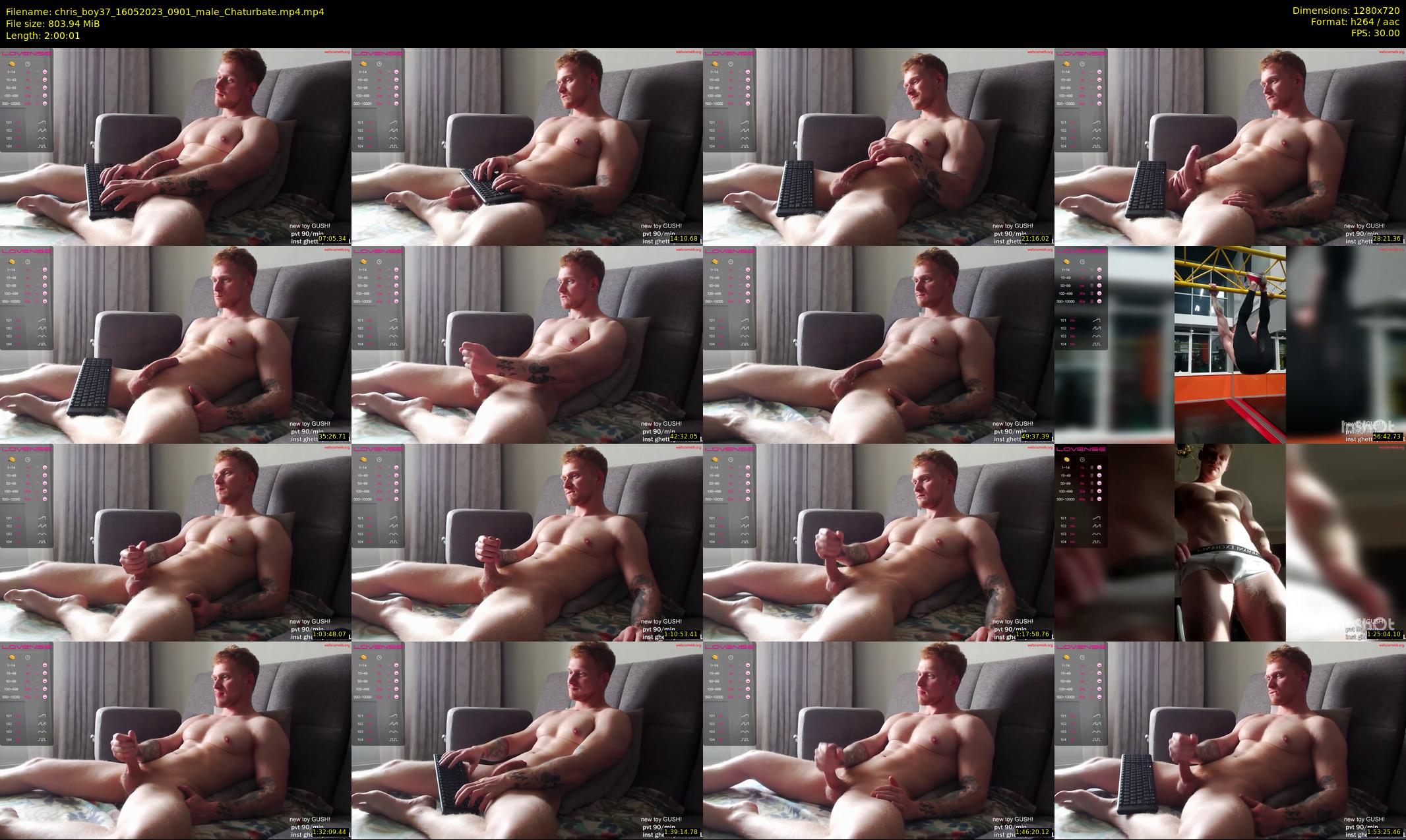 chris_boy37 — 121 minute Chaturbate male cam show recording, 720p, May 16, 2023