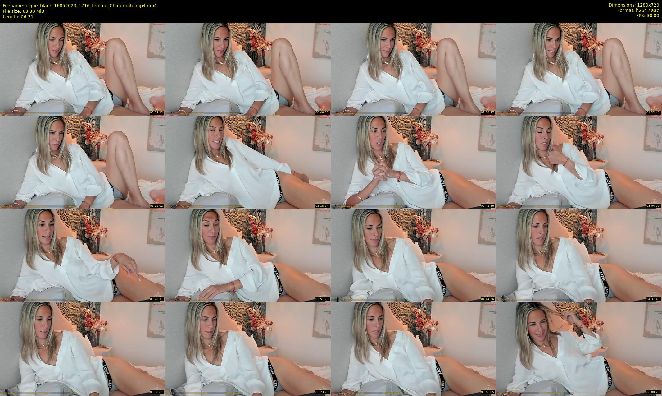cique_black — 7 minute Chaturbate female cam show recording, 720p, May 16, 2023