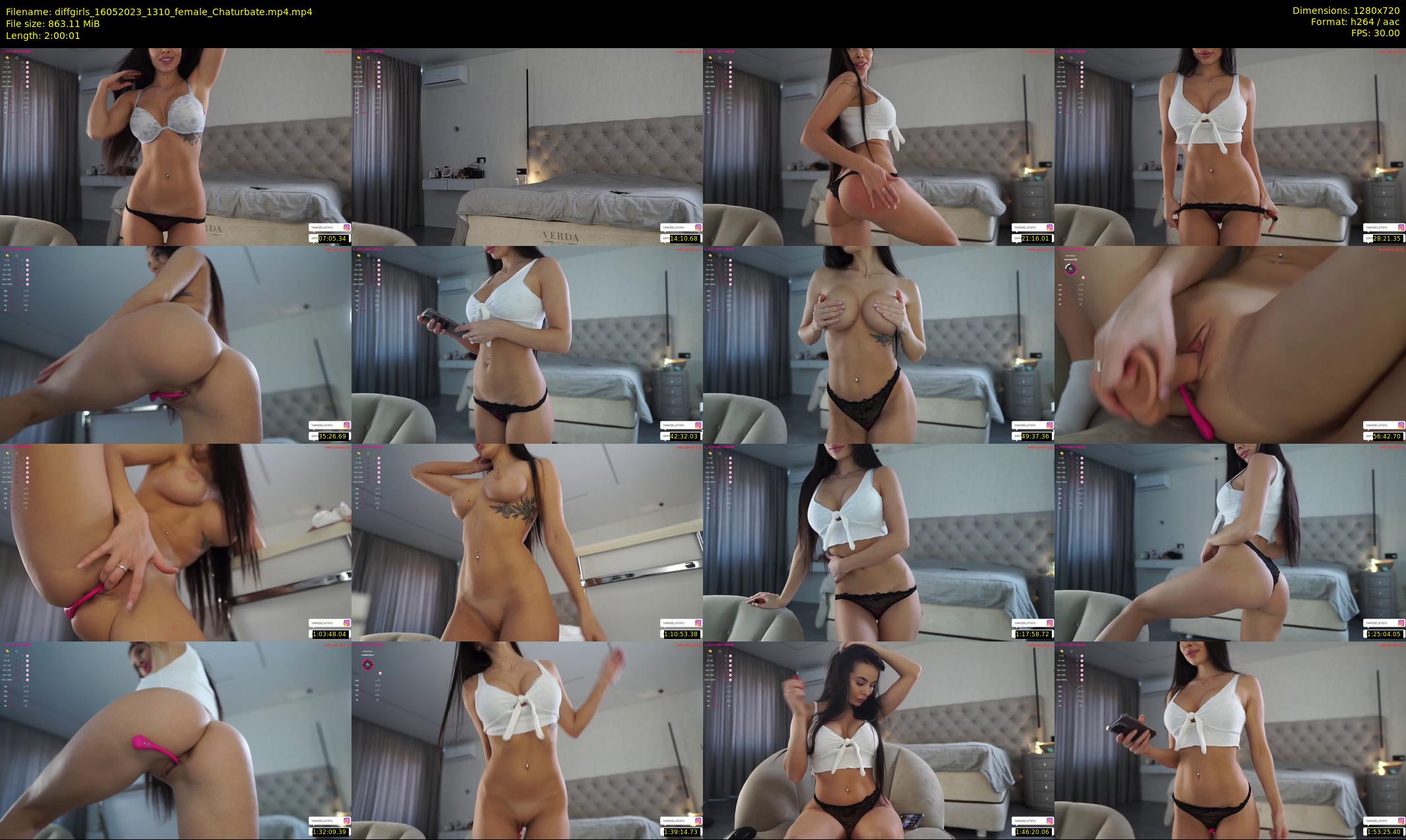diffgirls — 121 minute Chaturbate female cam show recording, 720p, May 16, 2023