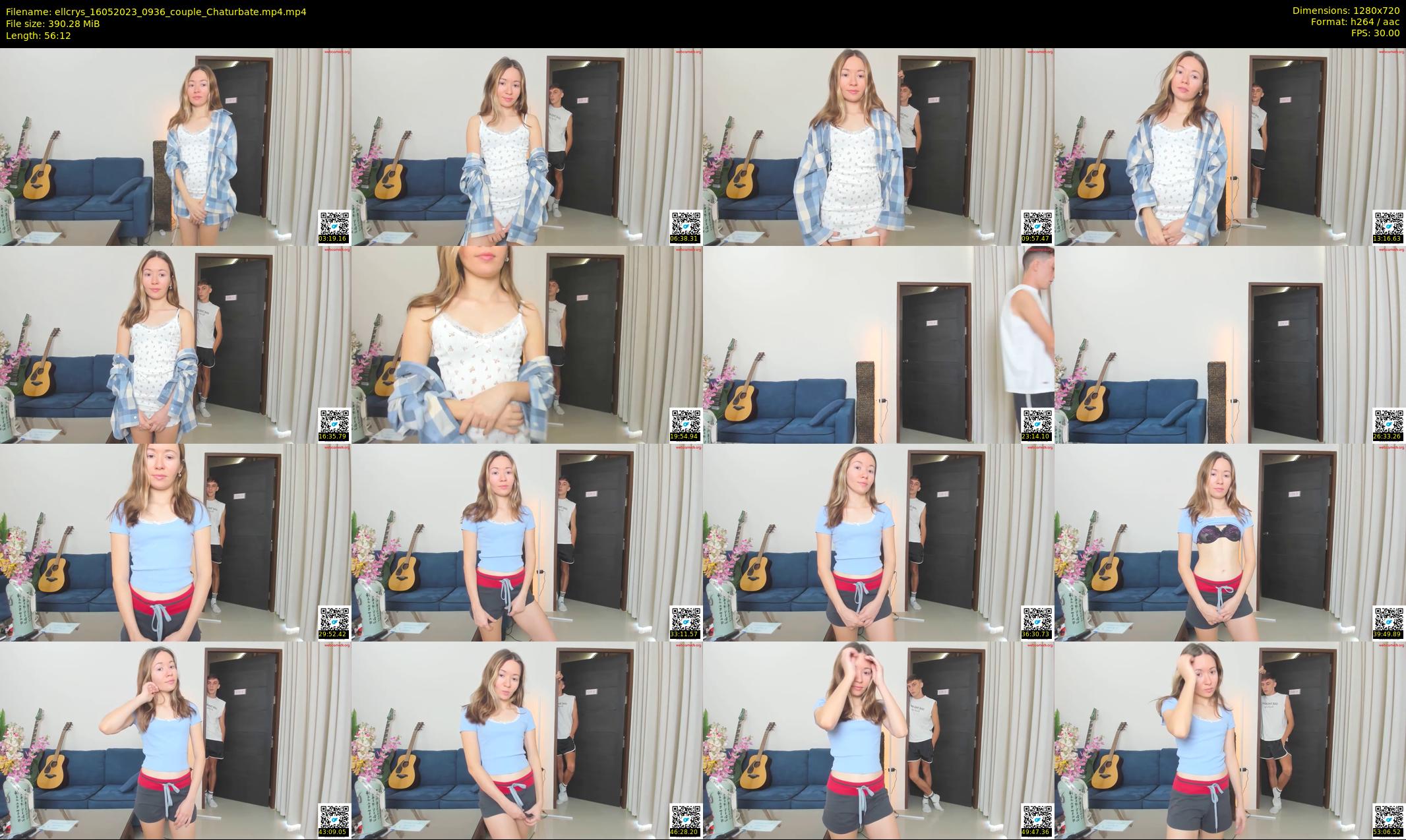 ellcrys — 57 minute Chaturbate couple cam show recording, 720p, May 16, 2023
