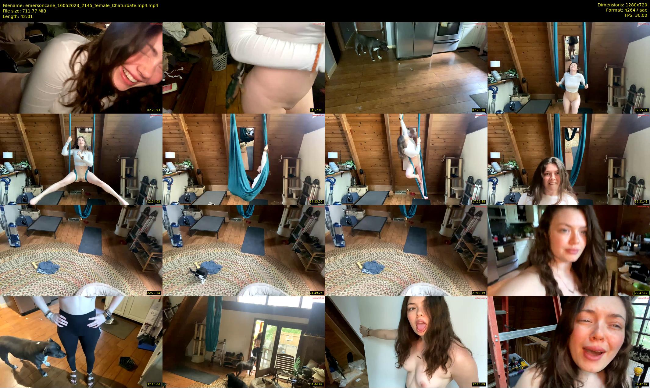 emersoncane — 43 minute Chaturbate female cam show recording, 720p, May 16, 2023