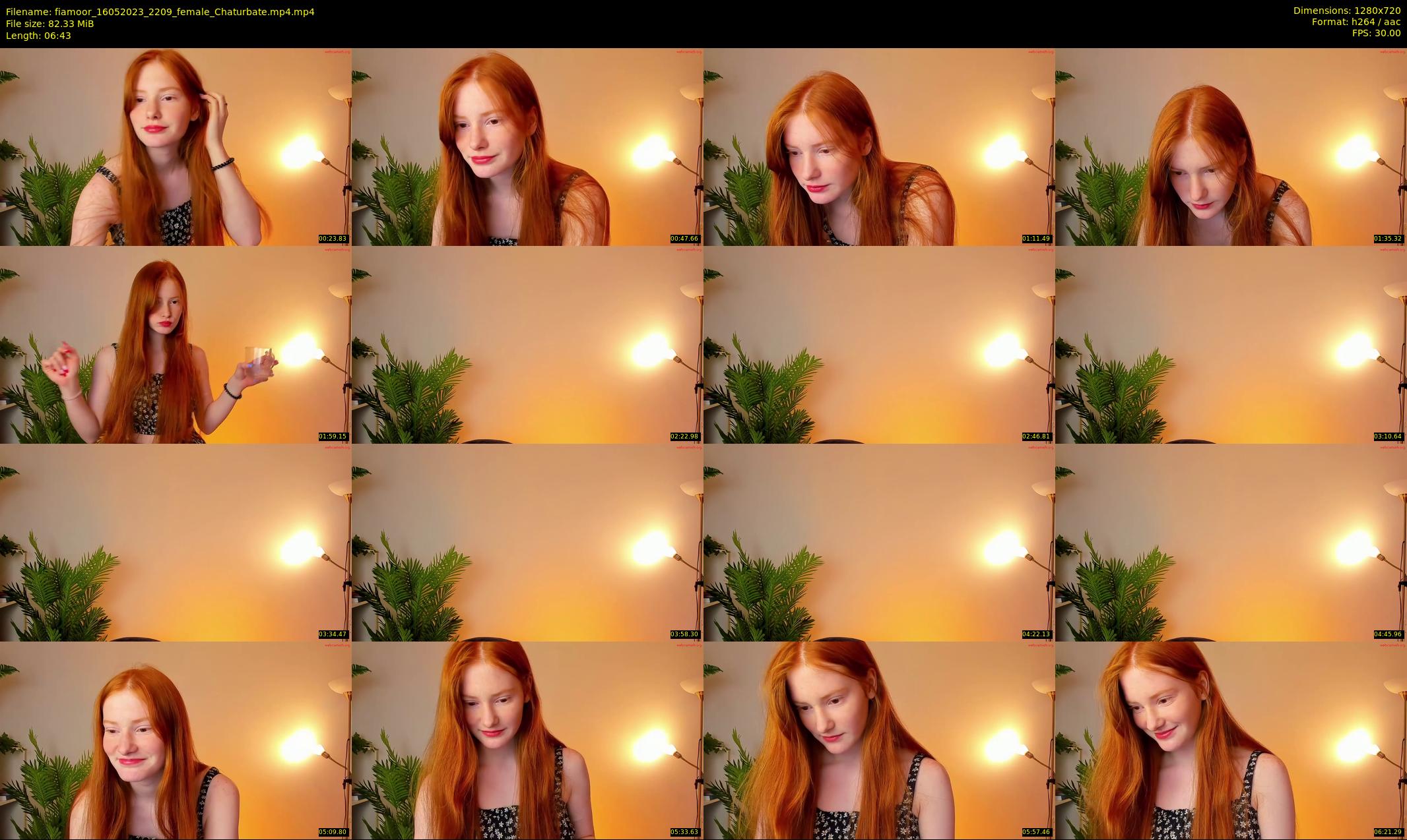 fiamoor — 7 minute Chaturbate female cam show recording, 720p, May 16, 2023