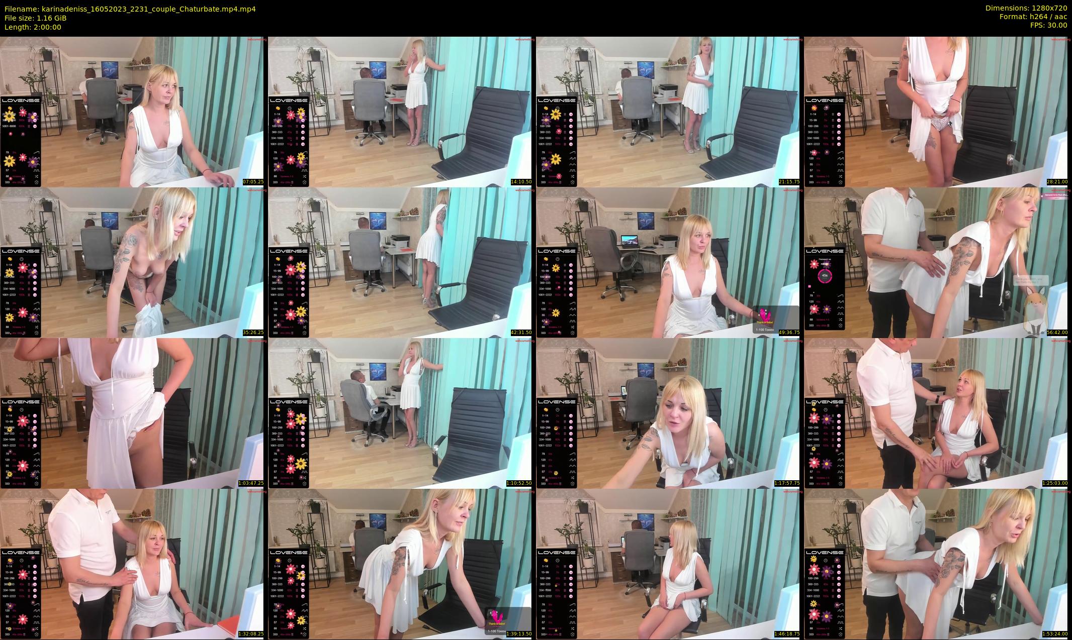 karinadeniss — 120 minute Chaturbate couple cam show recording, 720p, May 16, 2023