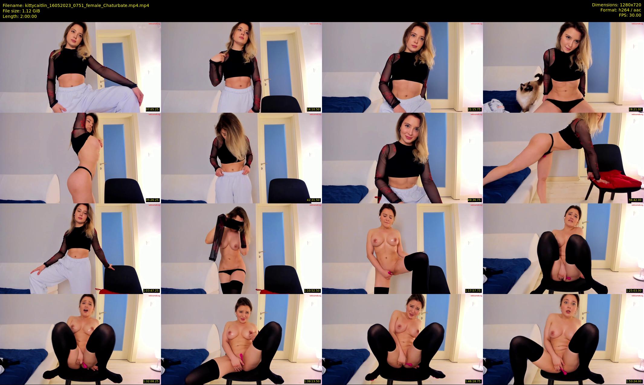 kittycaitlin — 120 minute Chaturbate female cam show recording, 720p, May 16, 2023