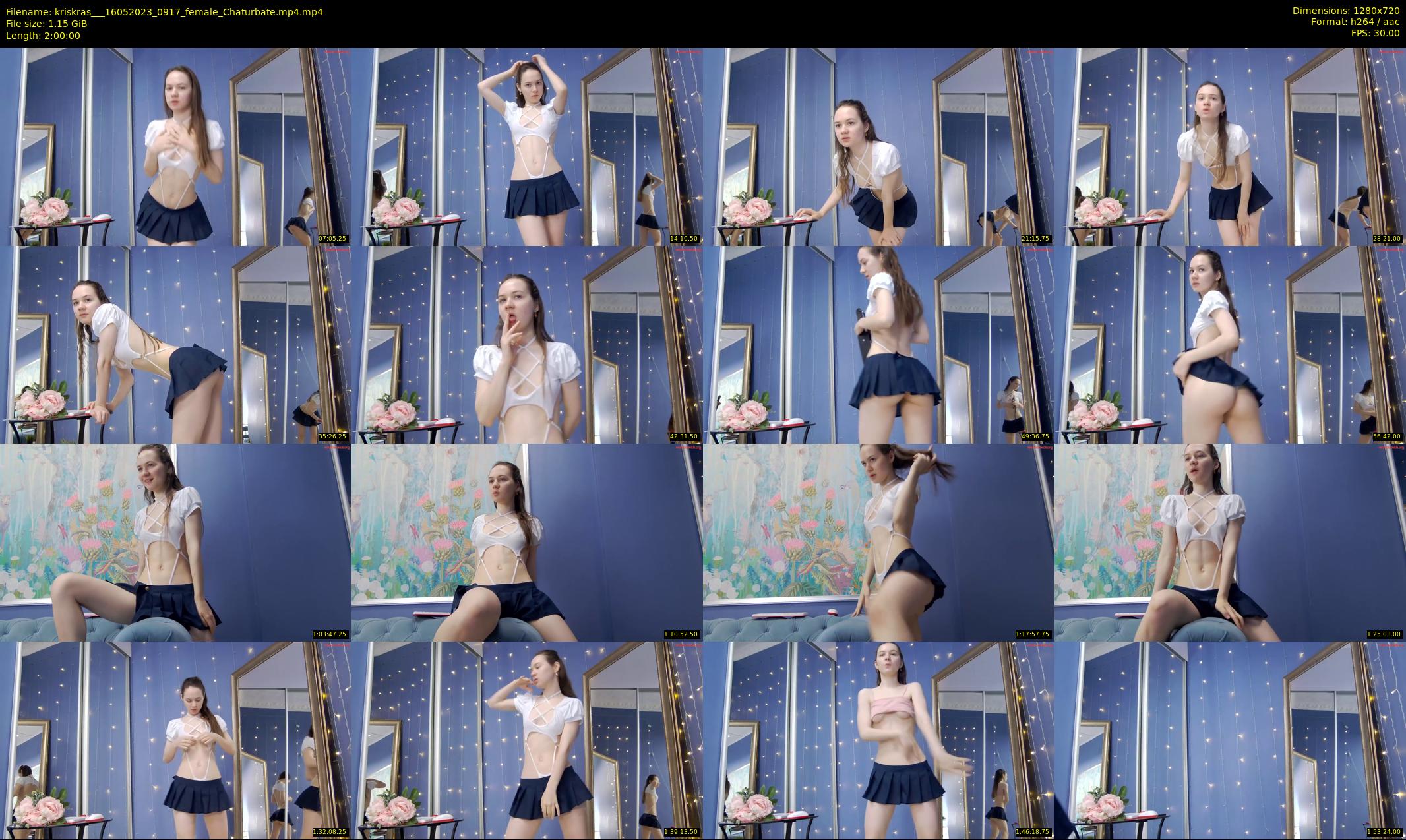 kriskras__ — 120 minute Chaturbate female cam show recording, 720p, May 16, 2023