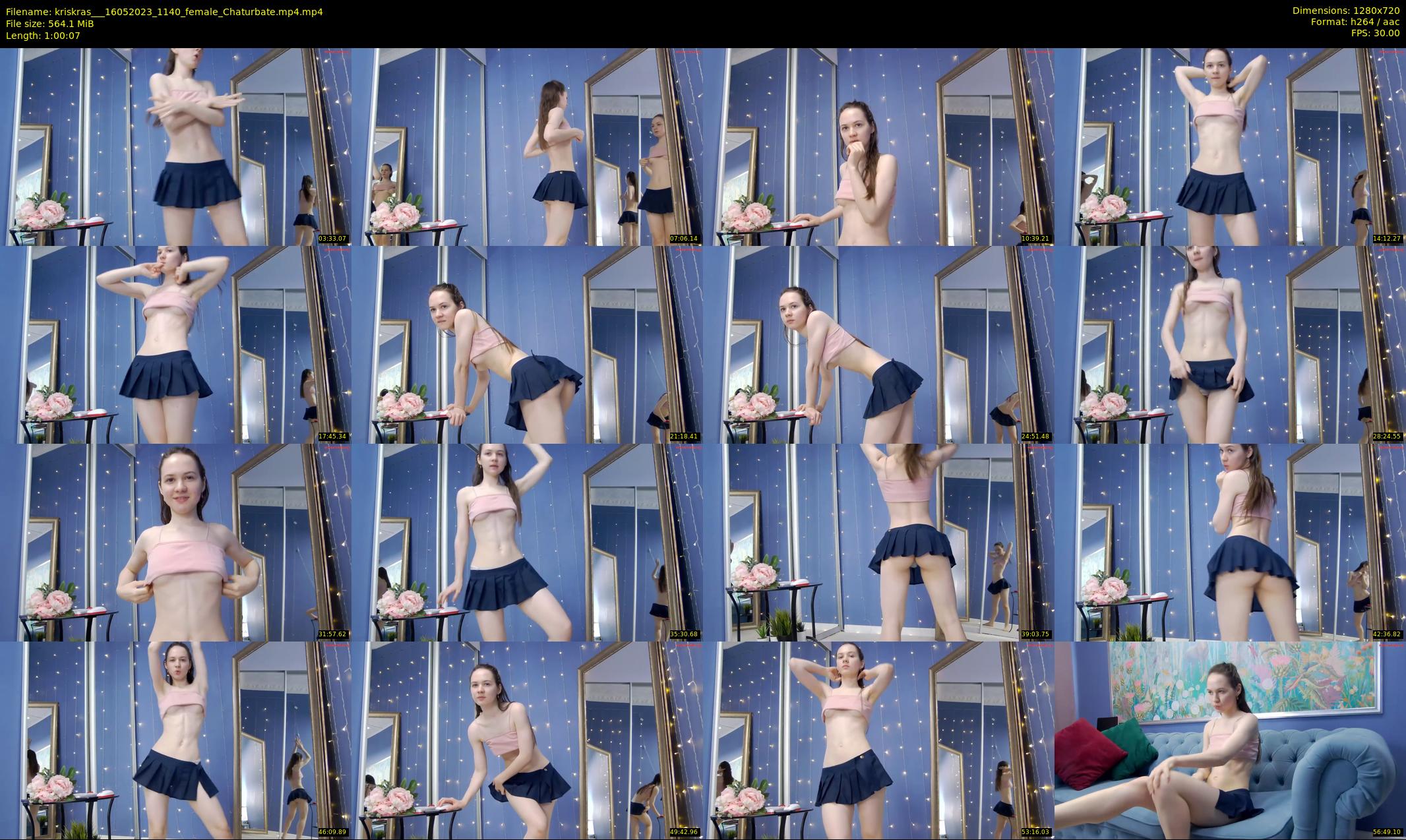 kriskras__ — 61 minute Chaturbate female cam show recording, 720p, May 16, 2023