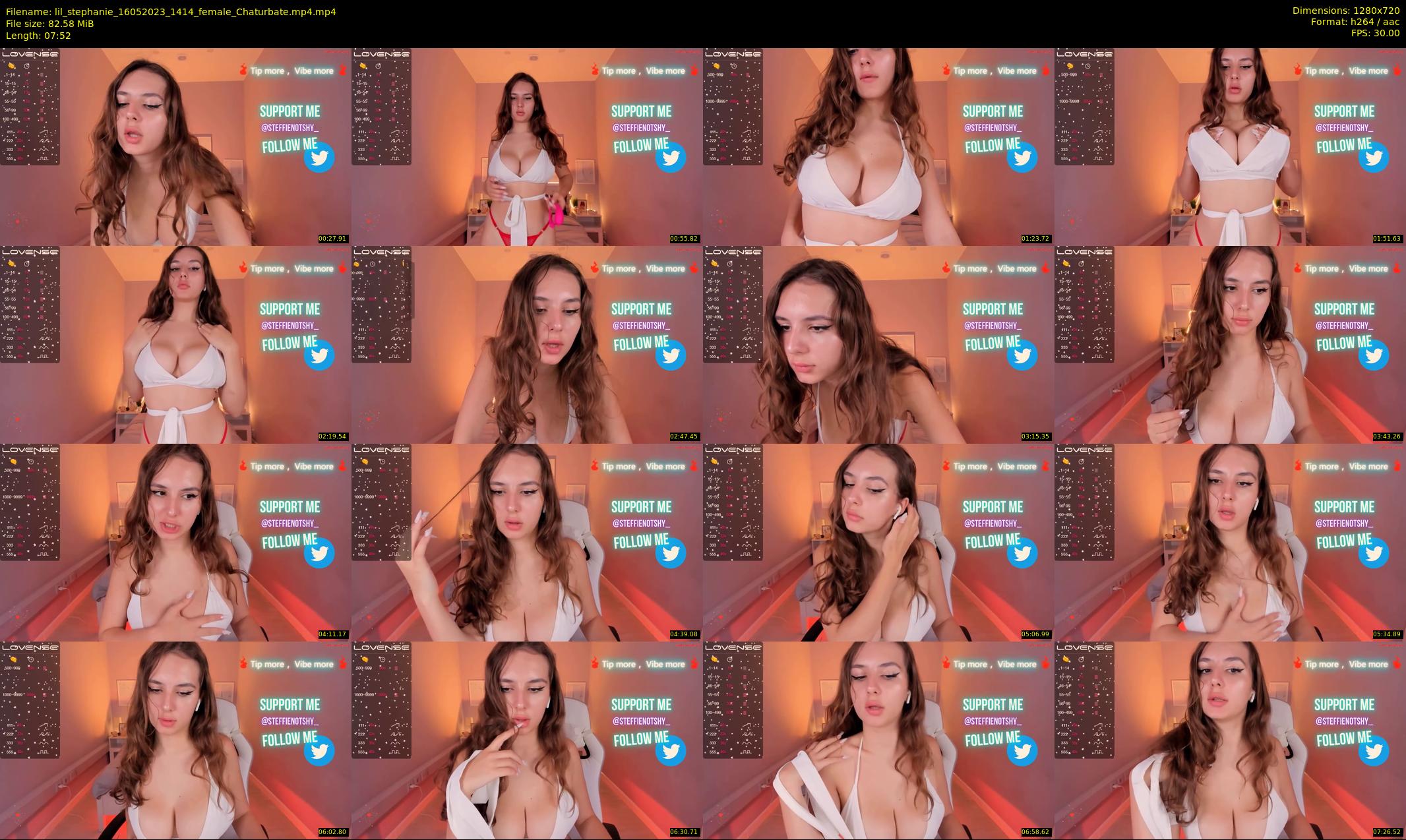 lil_stephanie — 8 minute Chaturbate female cam show recording, 720p, May 16, 2023