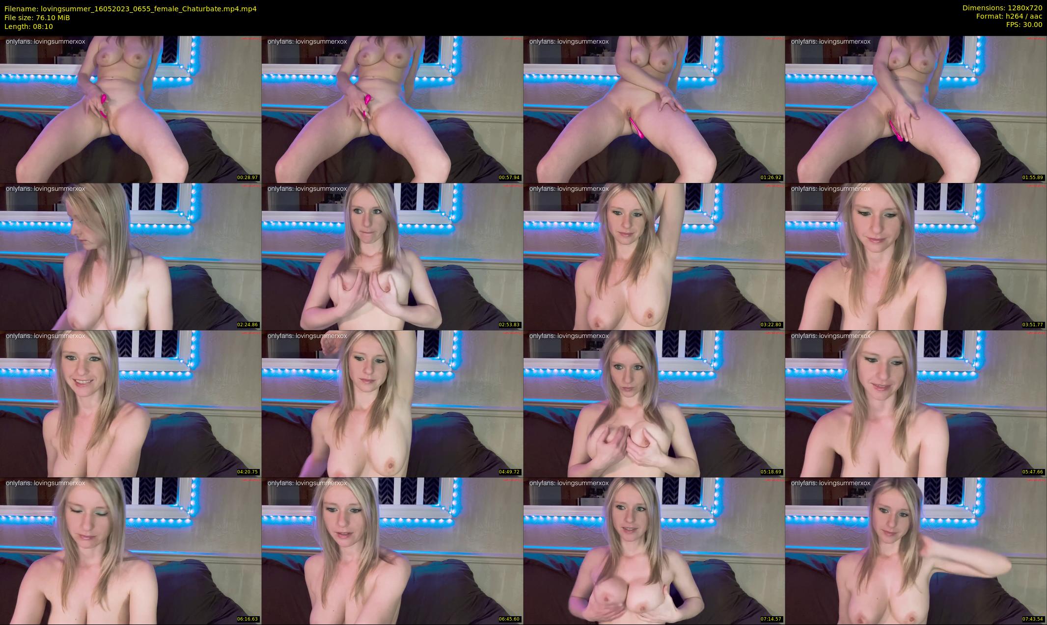 lovingsummer — 9 minute Chaturbate female cam show recording, 720p, May 16, 2023