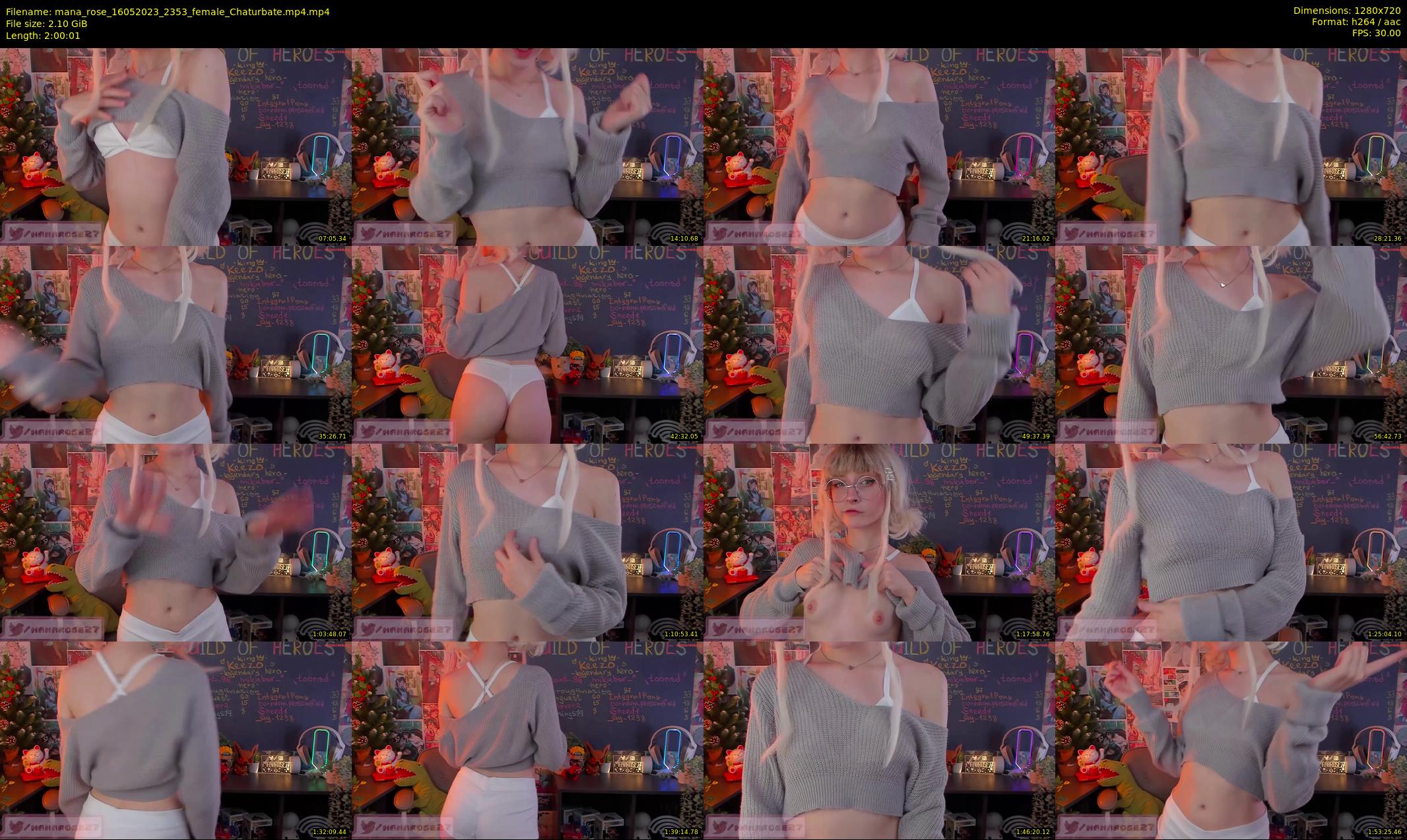 mana_rose — 121 minute Chaturbate female cam show recording, 720p, May 16, 2023
