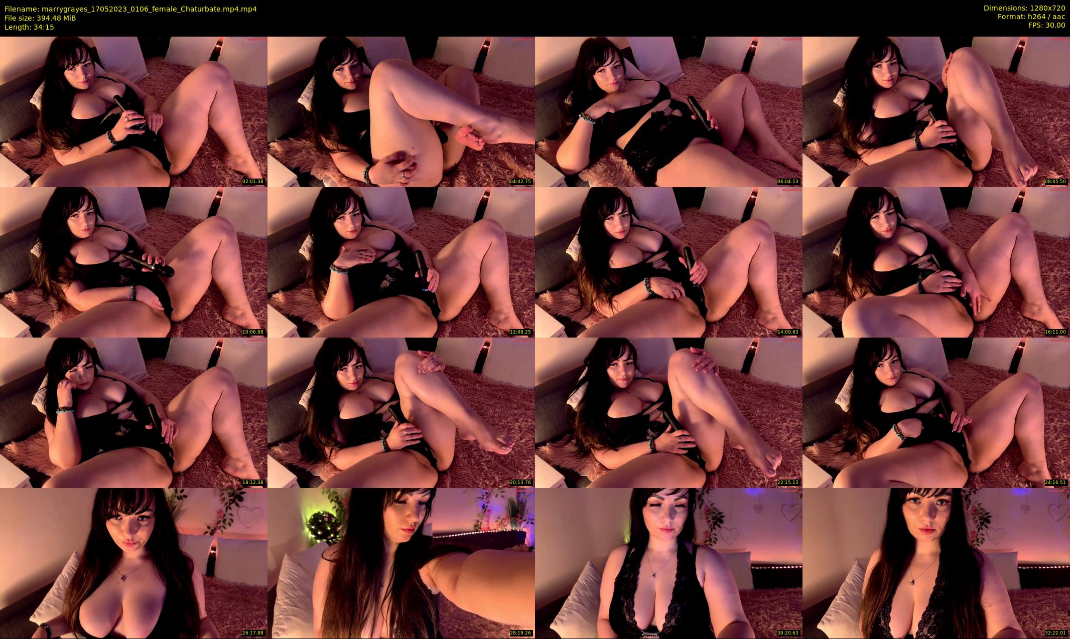 marrygrayes — 35 minute Chaturbate female cam show recording, 720p, May 17, 2023