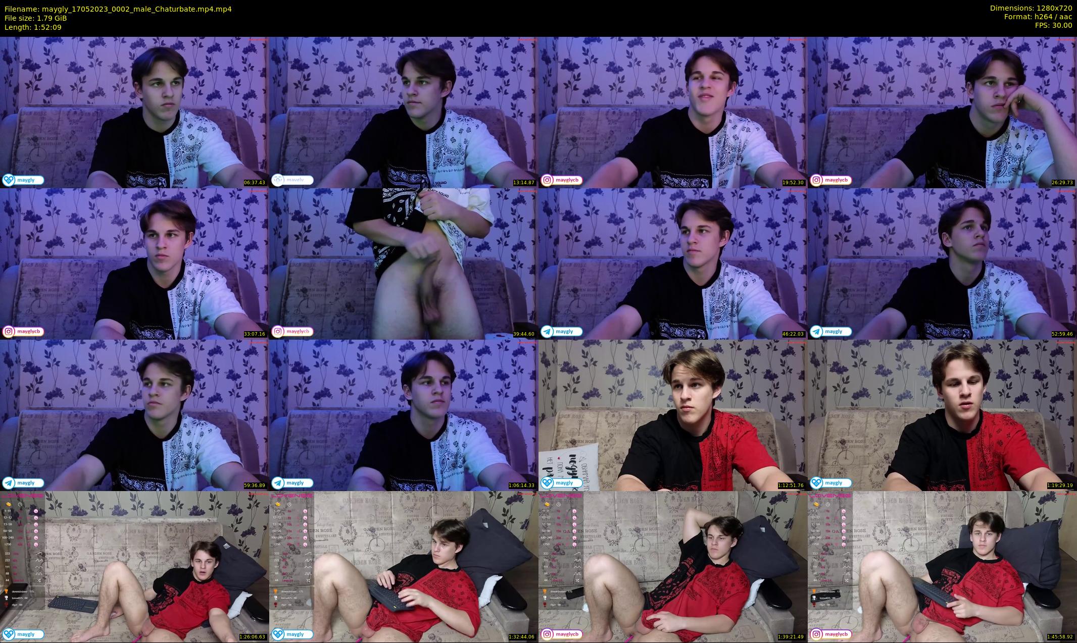 maygly — 113 minute Chaturbate male cam show recording, 720p, May 17, 2023