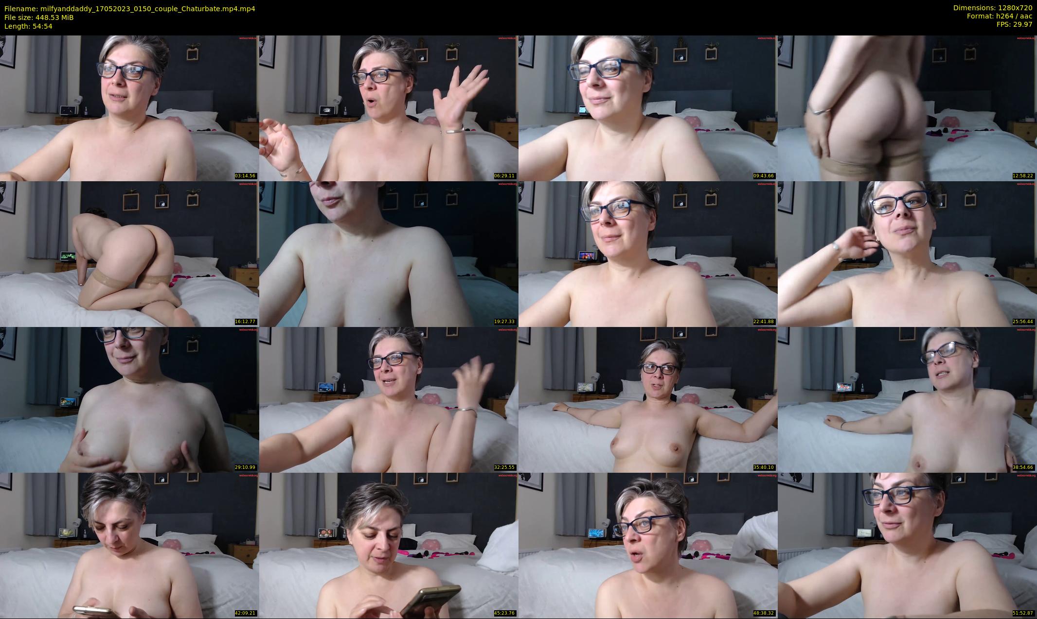 milfyanddaddy — 55 minute Chaturbate couple cam show recording, 720p, May 17, 2023