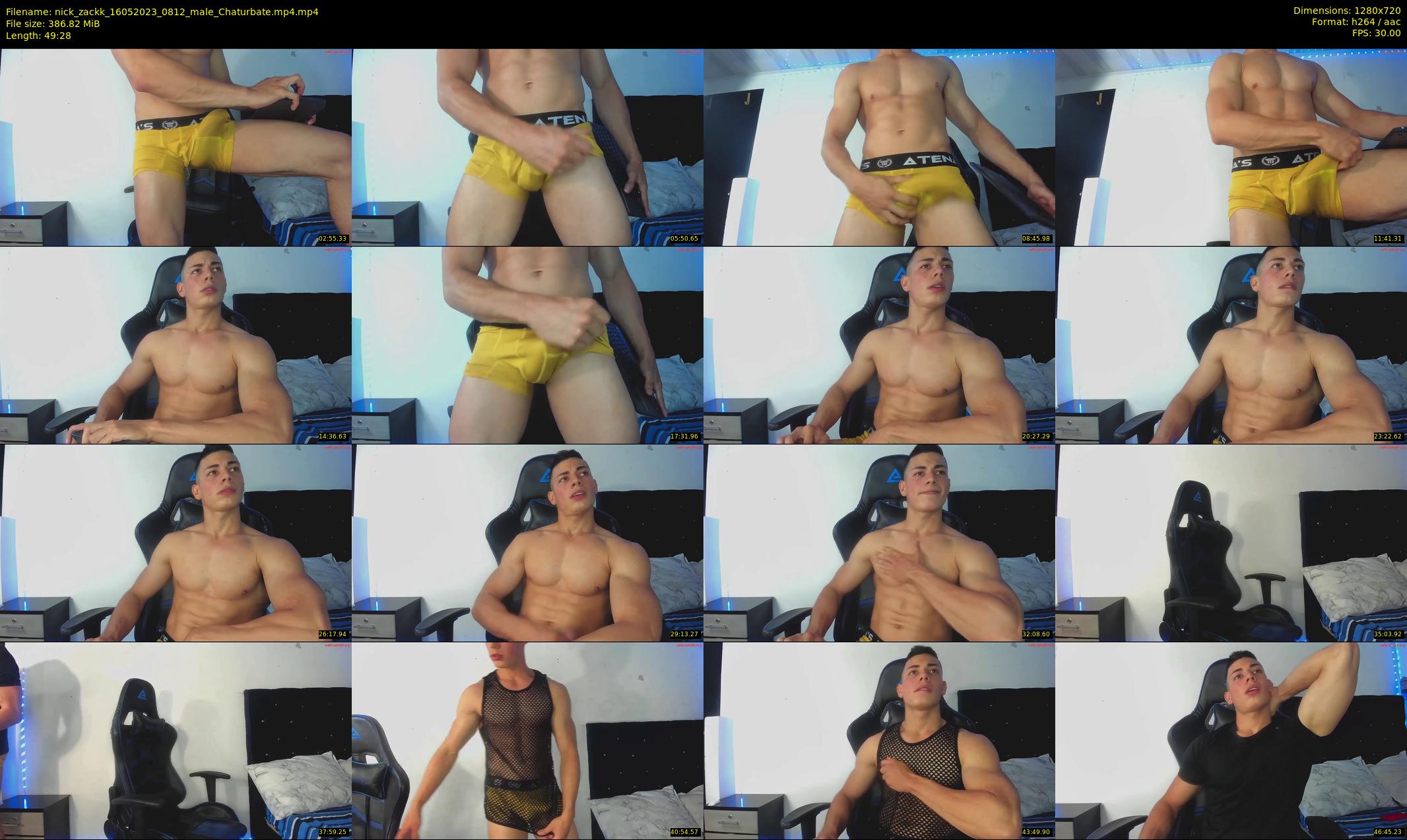 nick_zackk — 50 minute Chaturbate male cam show recording, 720p, May 16, 2023