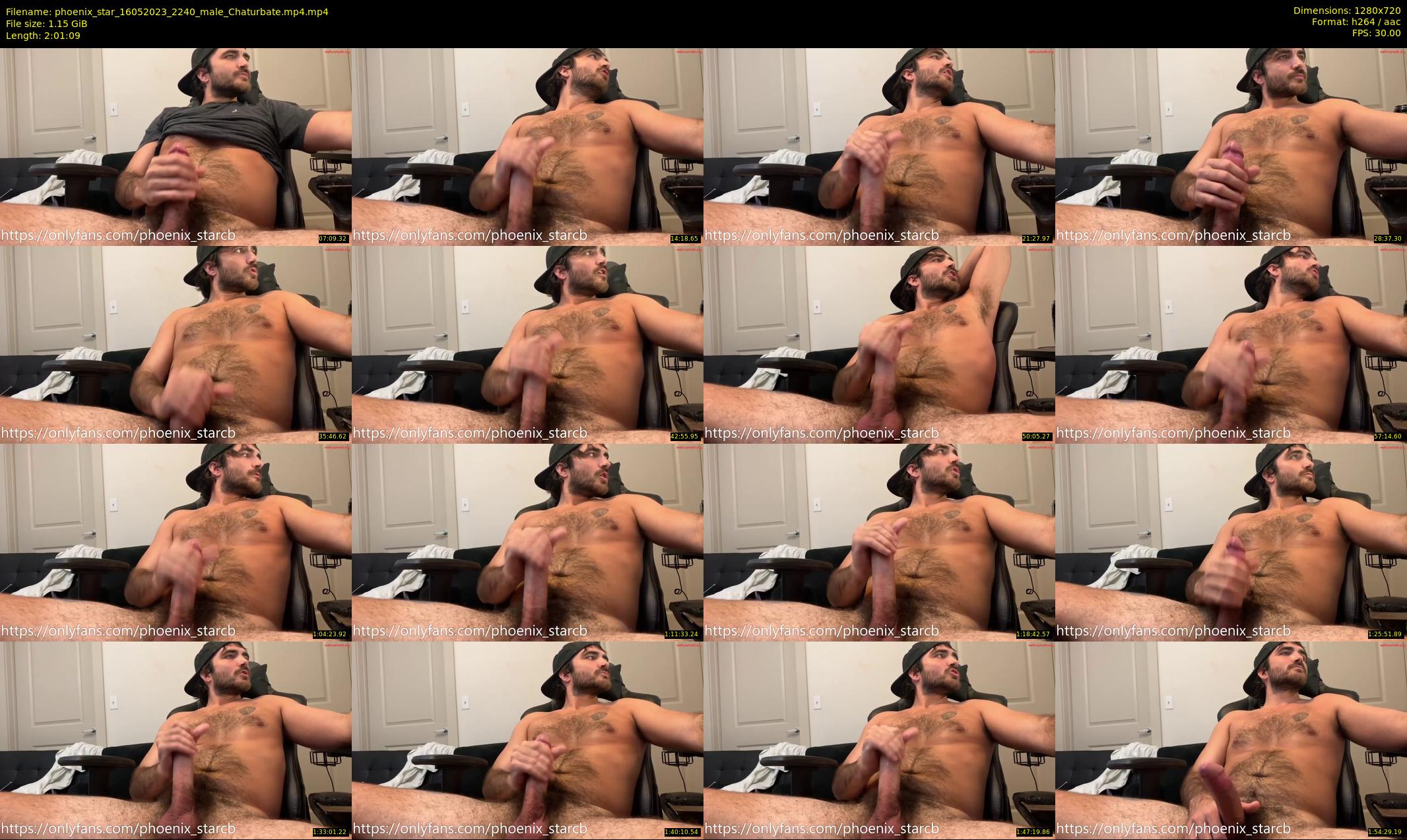 phoenix_star — 122 minute Chaturbate male cam show recording, 720p, May 16, 2023