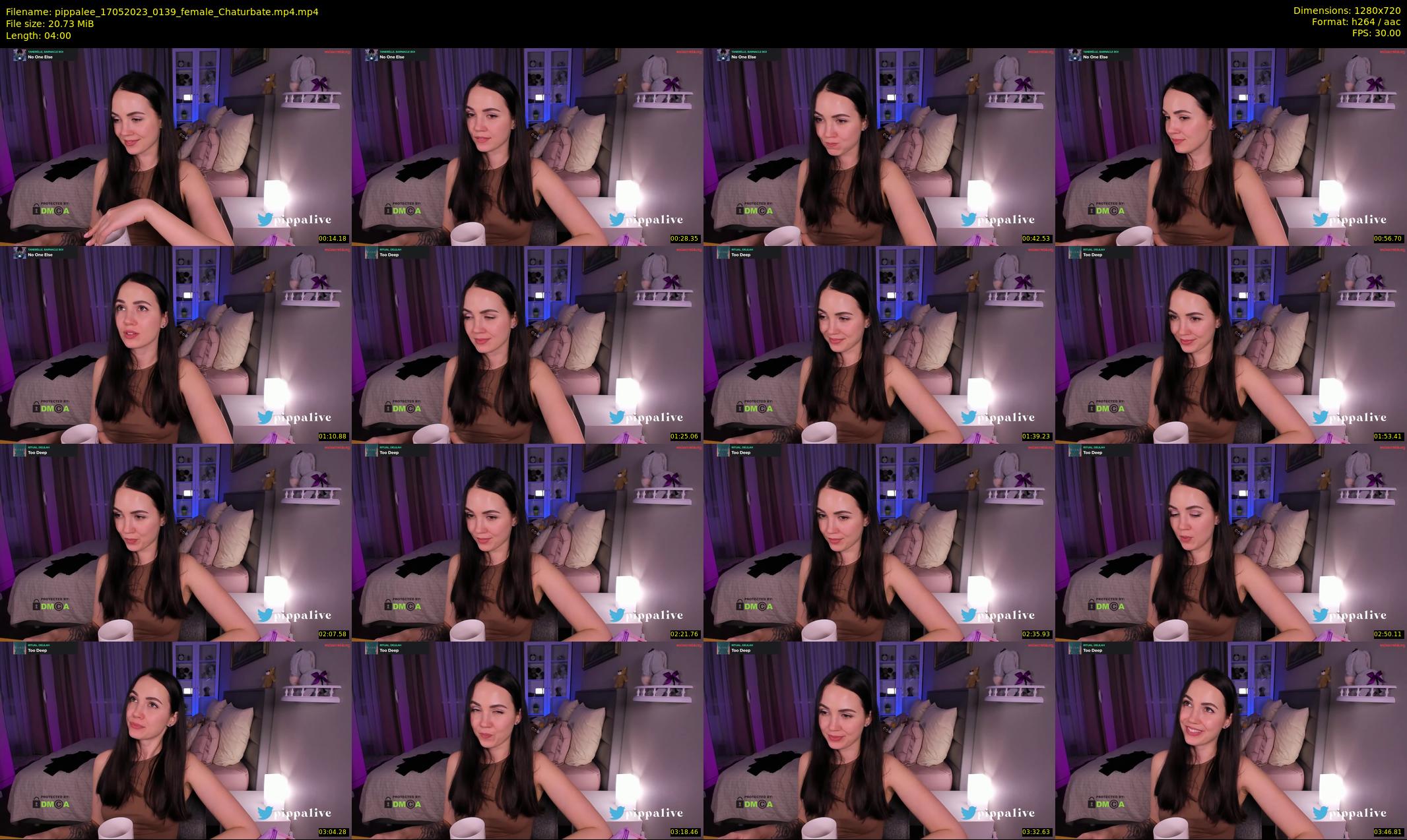 pippalee — 4 minute Chaturbate female cam show recording, 720p, May 17, 2023