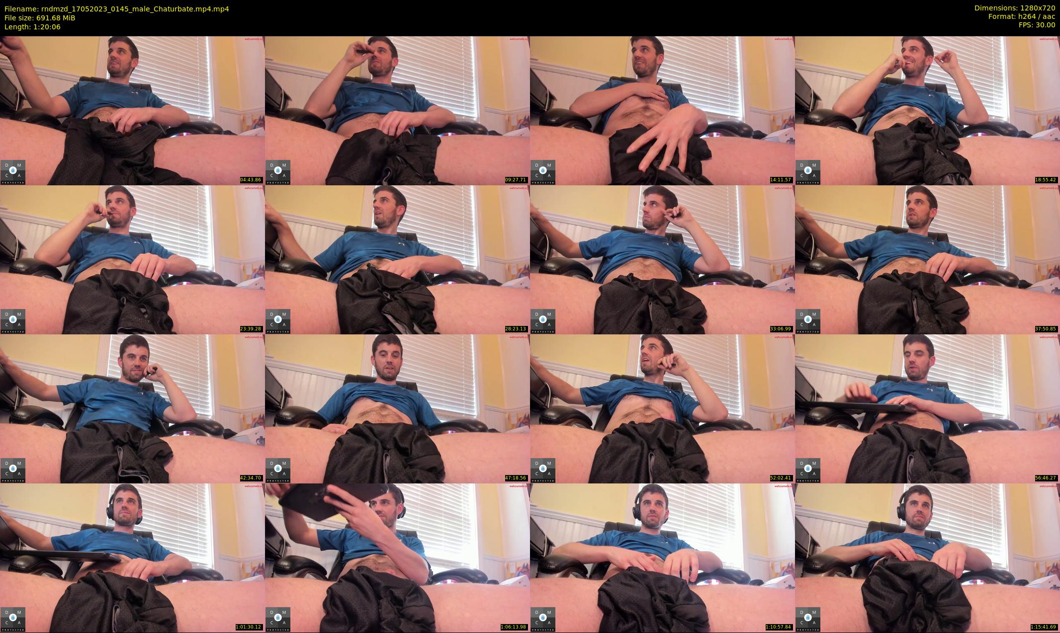 rndmzd — 81 minute Chaturbate male cam show recording, 720p, May 17, 2023