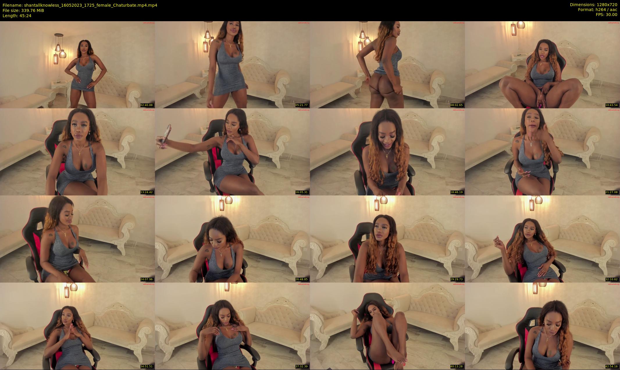 shantallknowless — 46 minute Chaturbate female cam show recording, 720p, May 16, 2023